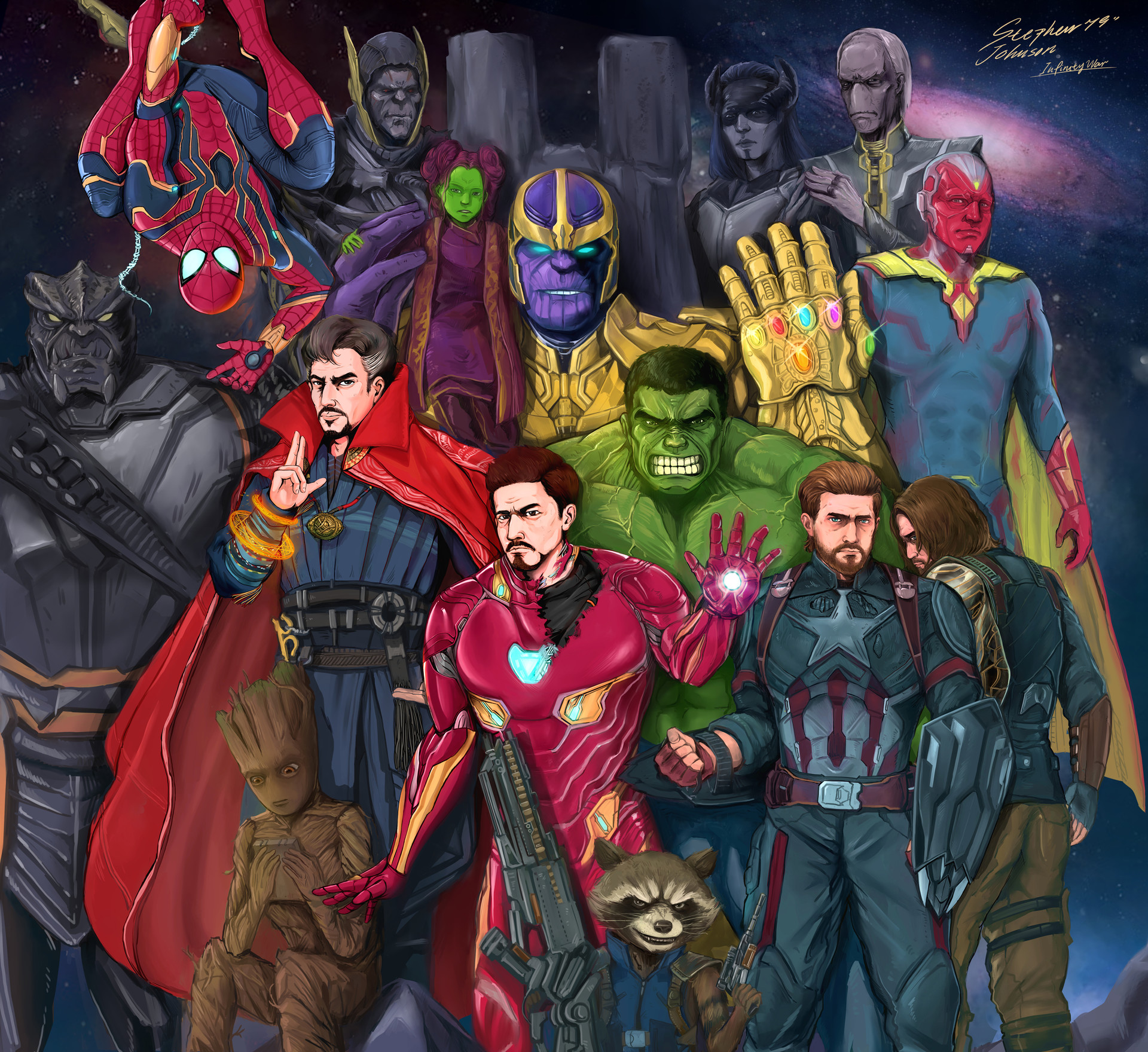 Avengers Infinity War Fanart Wallpapers