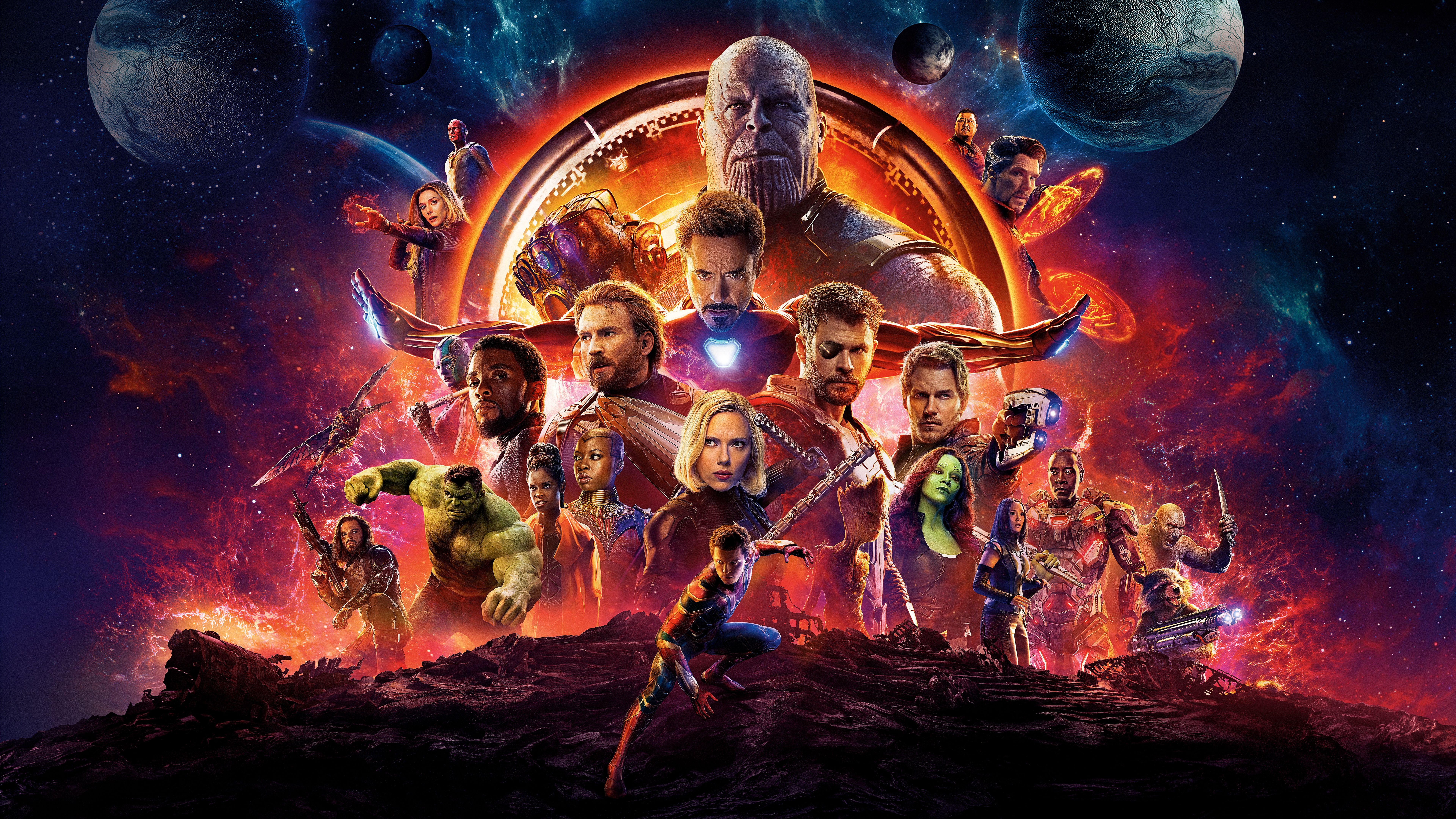 Avengers Infinity War Gauntlet Imax Poster Wallpapers