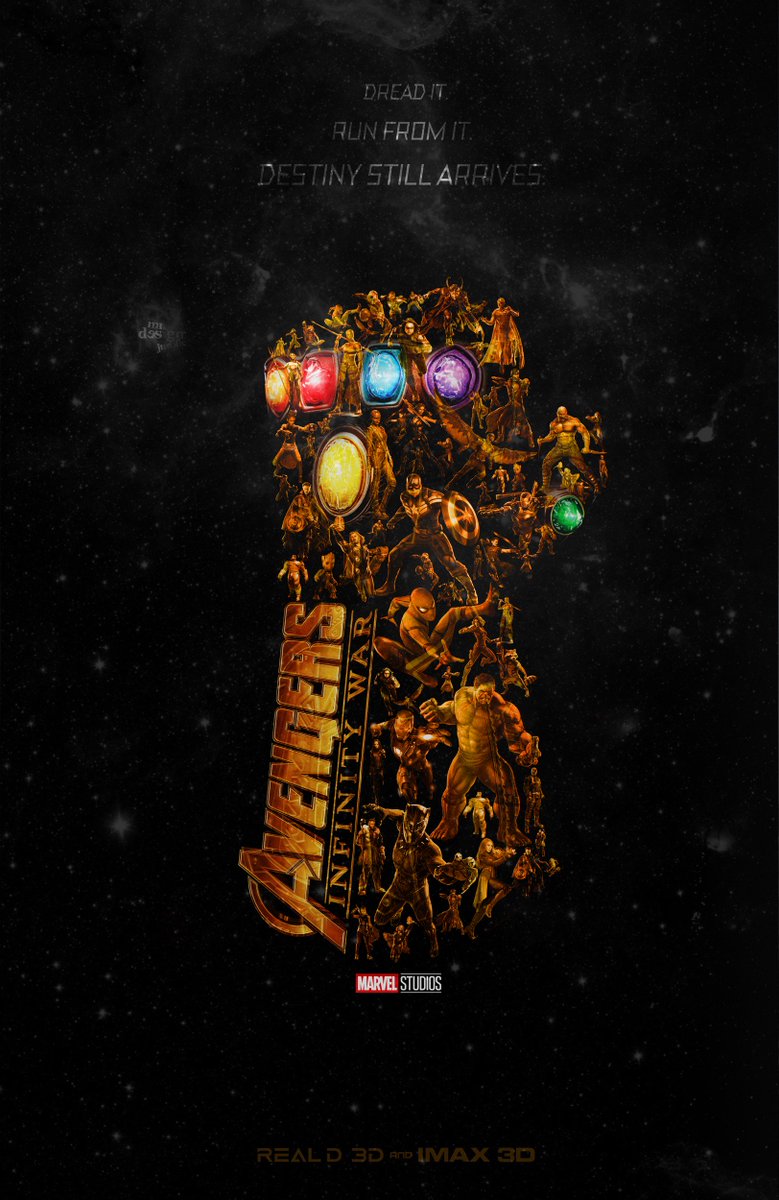 Avengers Infinity War Gauntlet Imax Poster Wallpapers