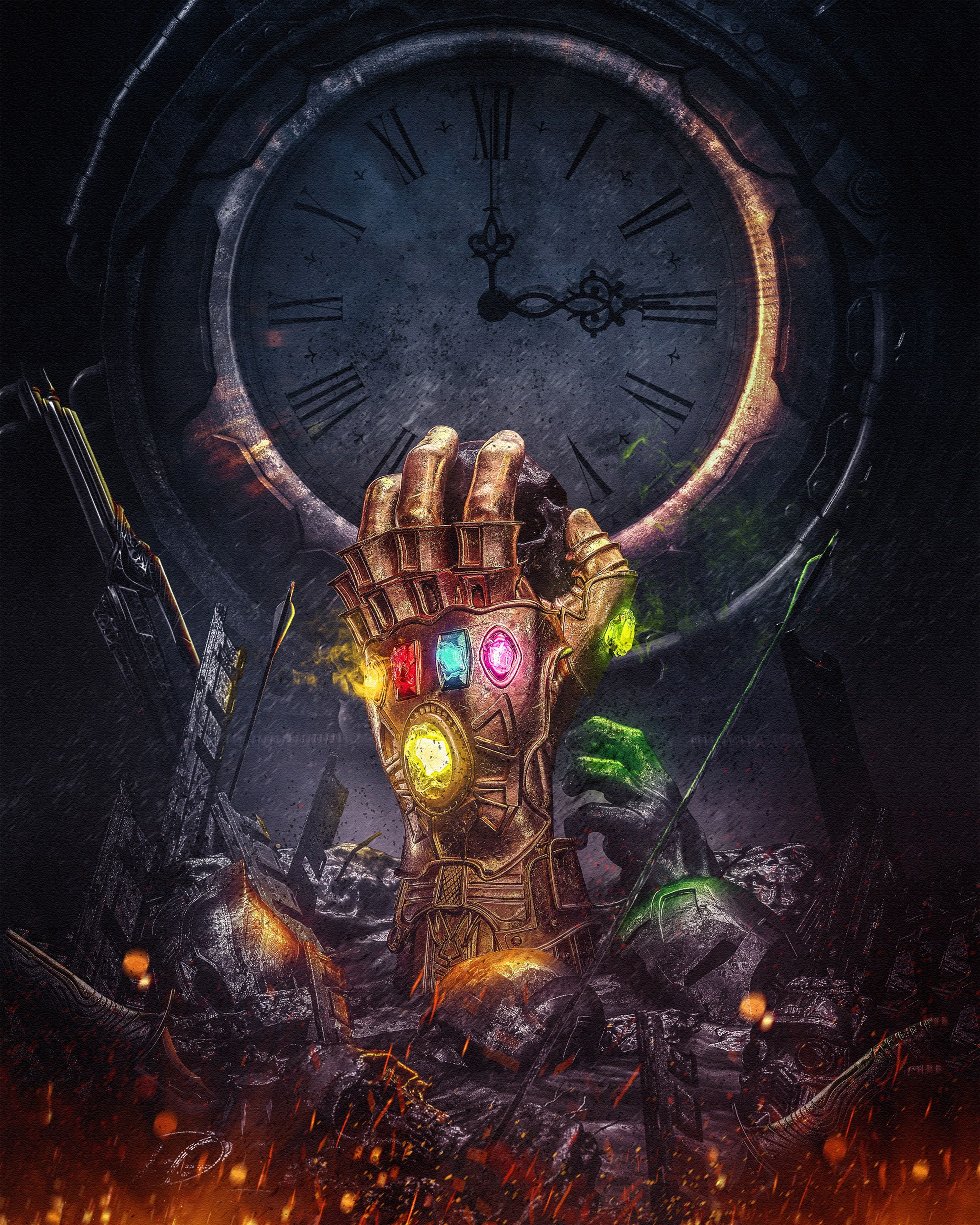 Avengers Infinity War Gauntlet Imax Poster Wallpapers