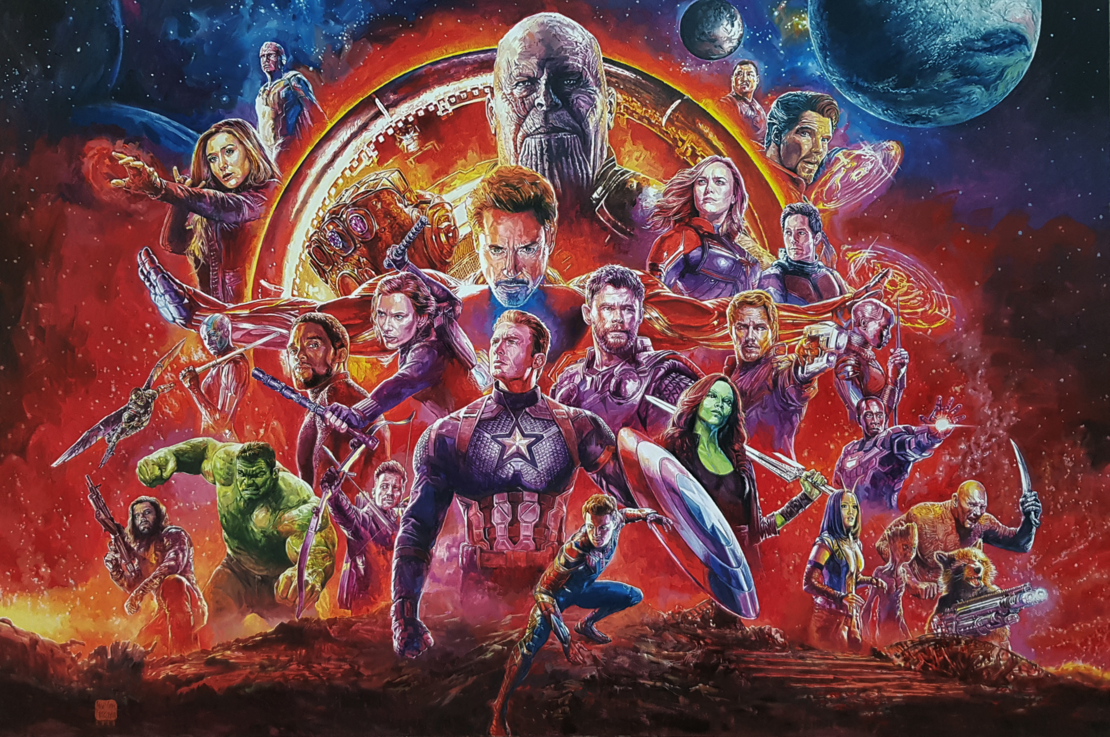 Avengers Infinity War Illustration Wallpapers