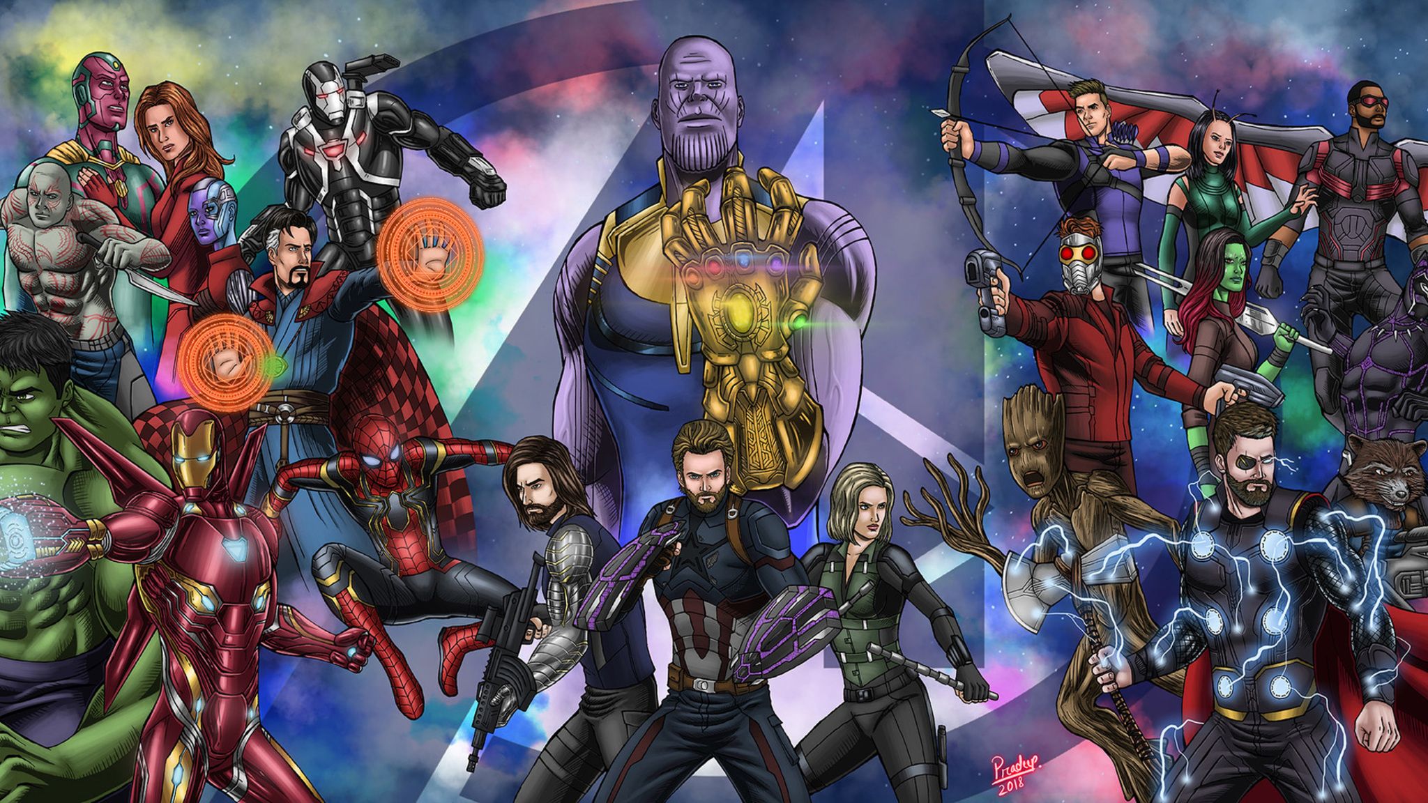 Avengers Infinity War Illustration Wallpapers