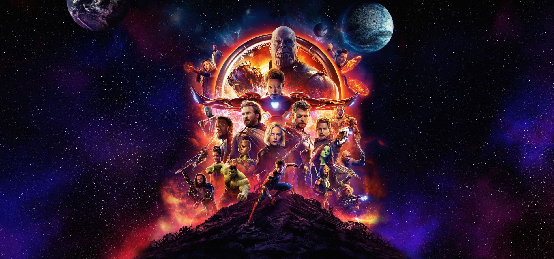 Avengers Infinity War Team Digital Art Wallpapers