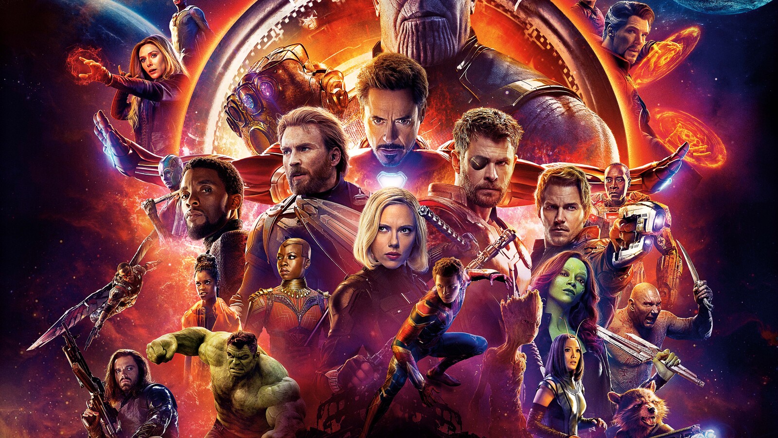 Avengers Infinty War 2018 Poster Wallpapers