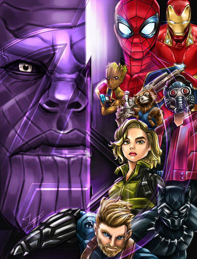 Avengers Infinty War All Superhero Fanart Wallpapers