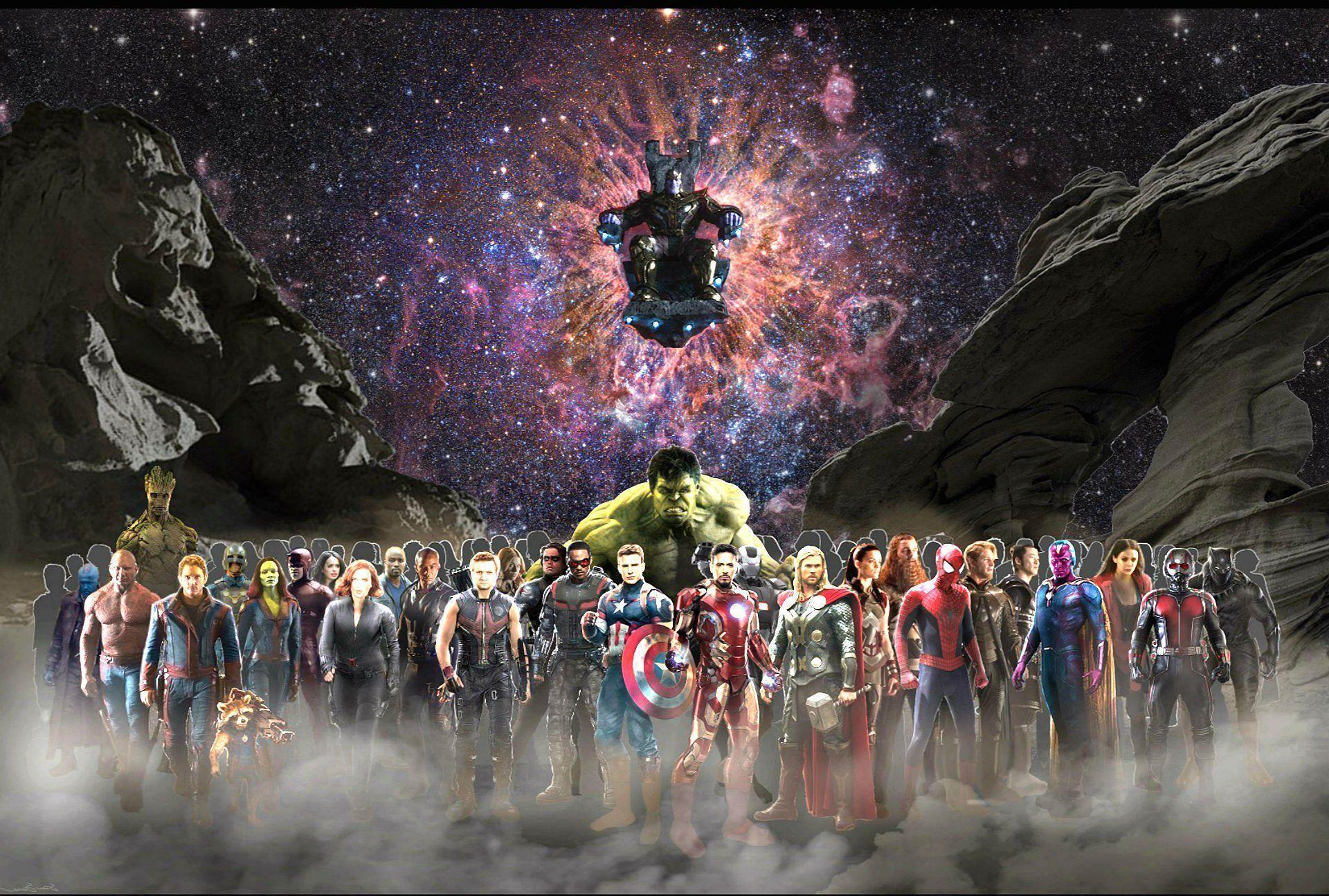 Avengers Infinty War All Superhero Fanart Wallpapers