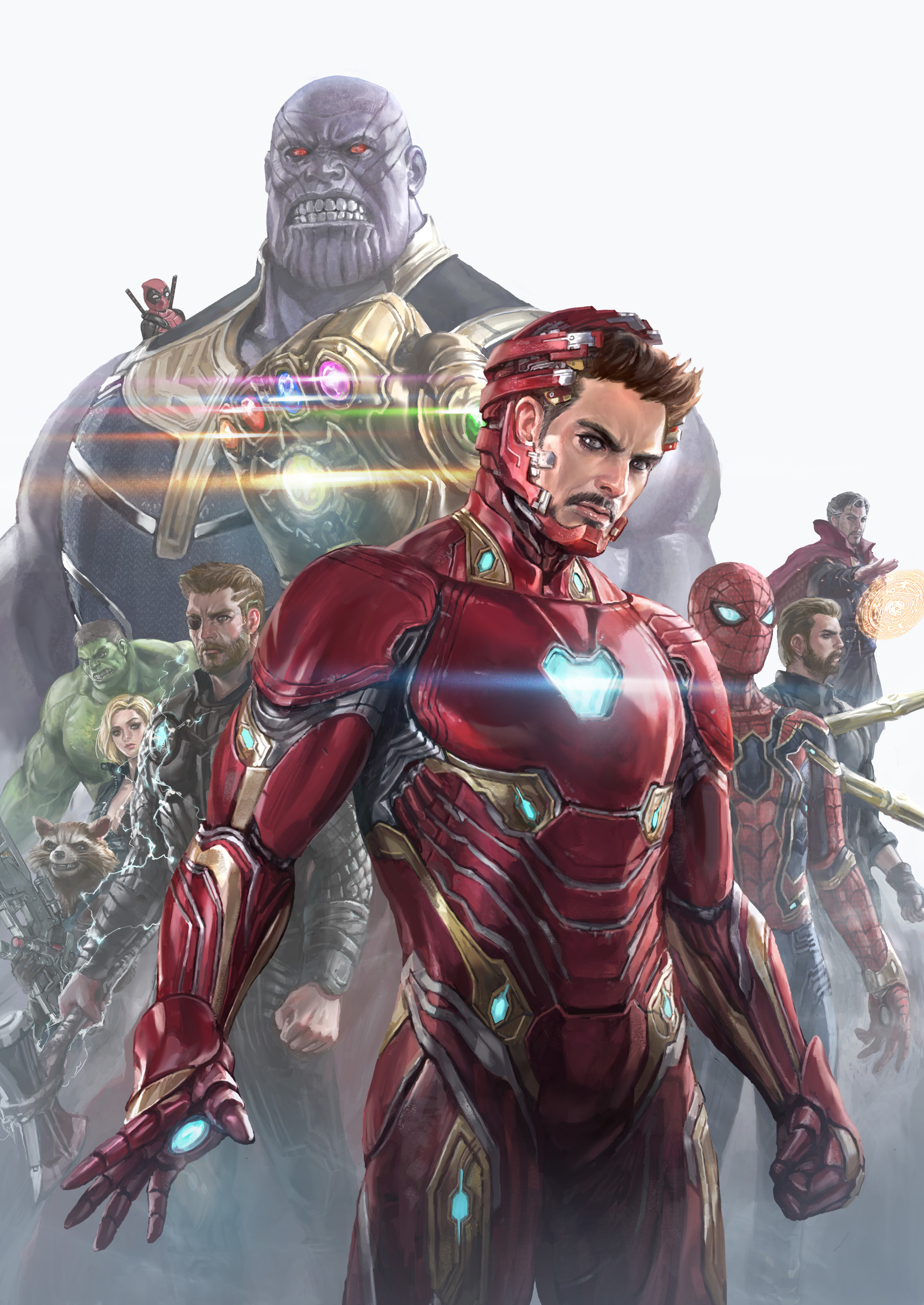 Avengers Infinty War All Superhero Fanart Wallpapers