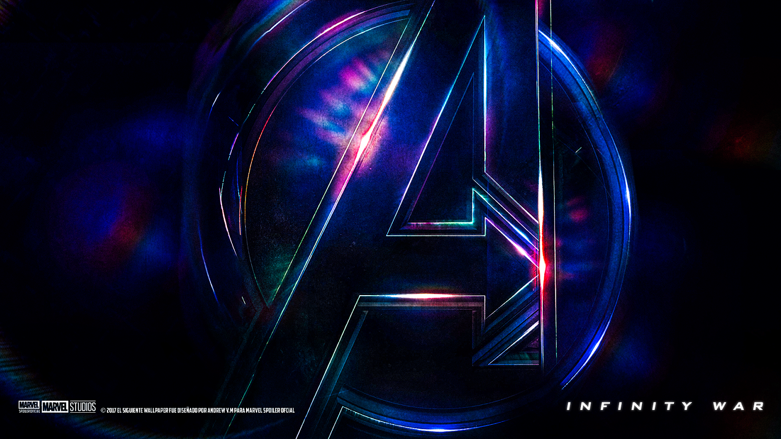 Avengers Infinty War Star Cast And Logo Wallpapers