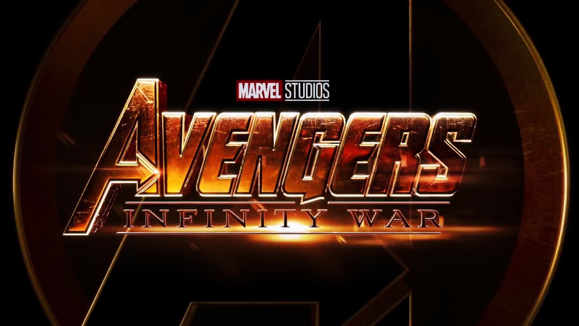 Avengers Infinty War Star Cast And Logo Wallpapers