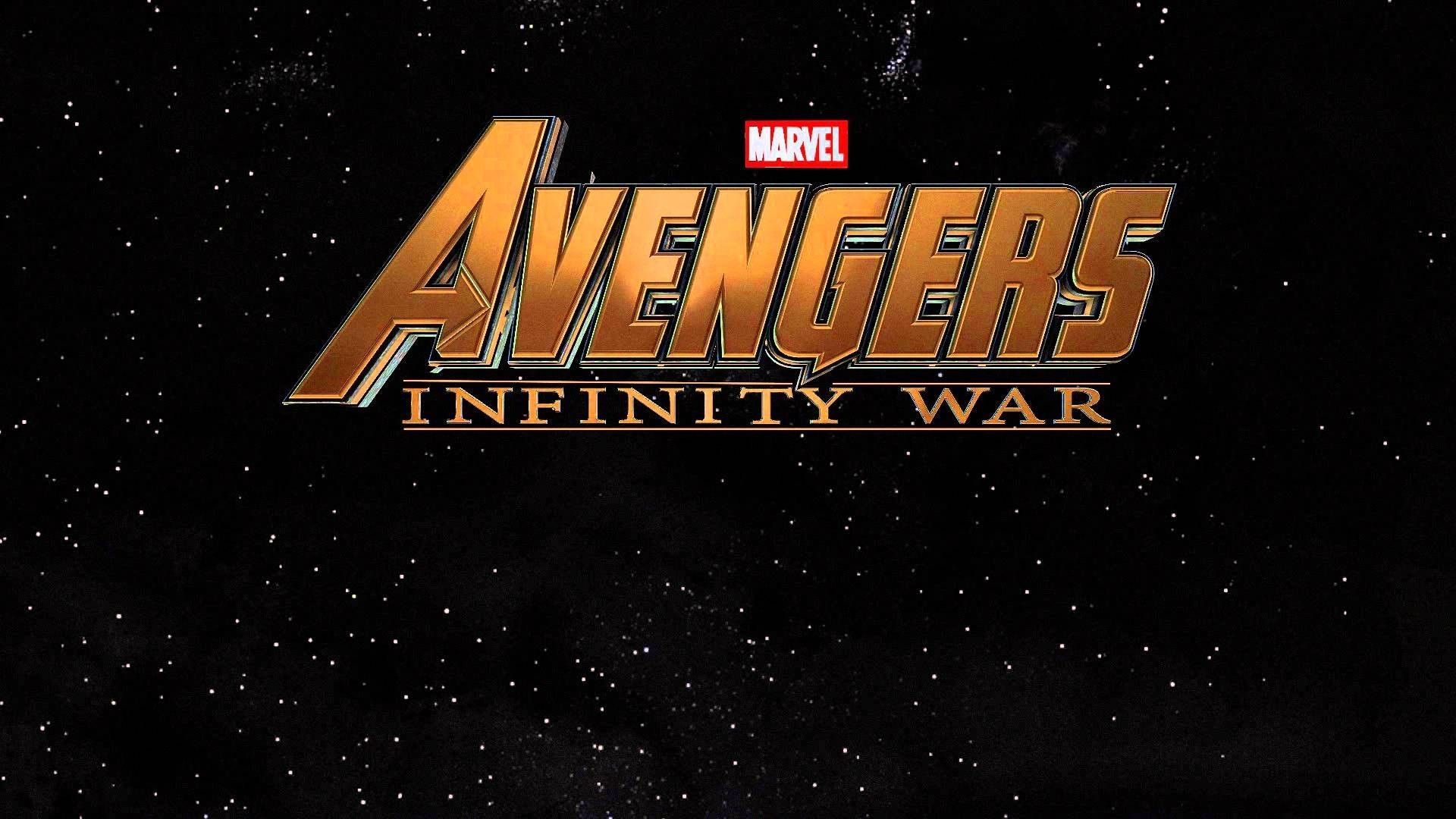 Avengers Infinty War Star Cast And Logo Wallpapers