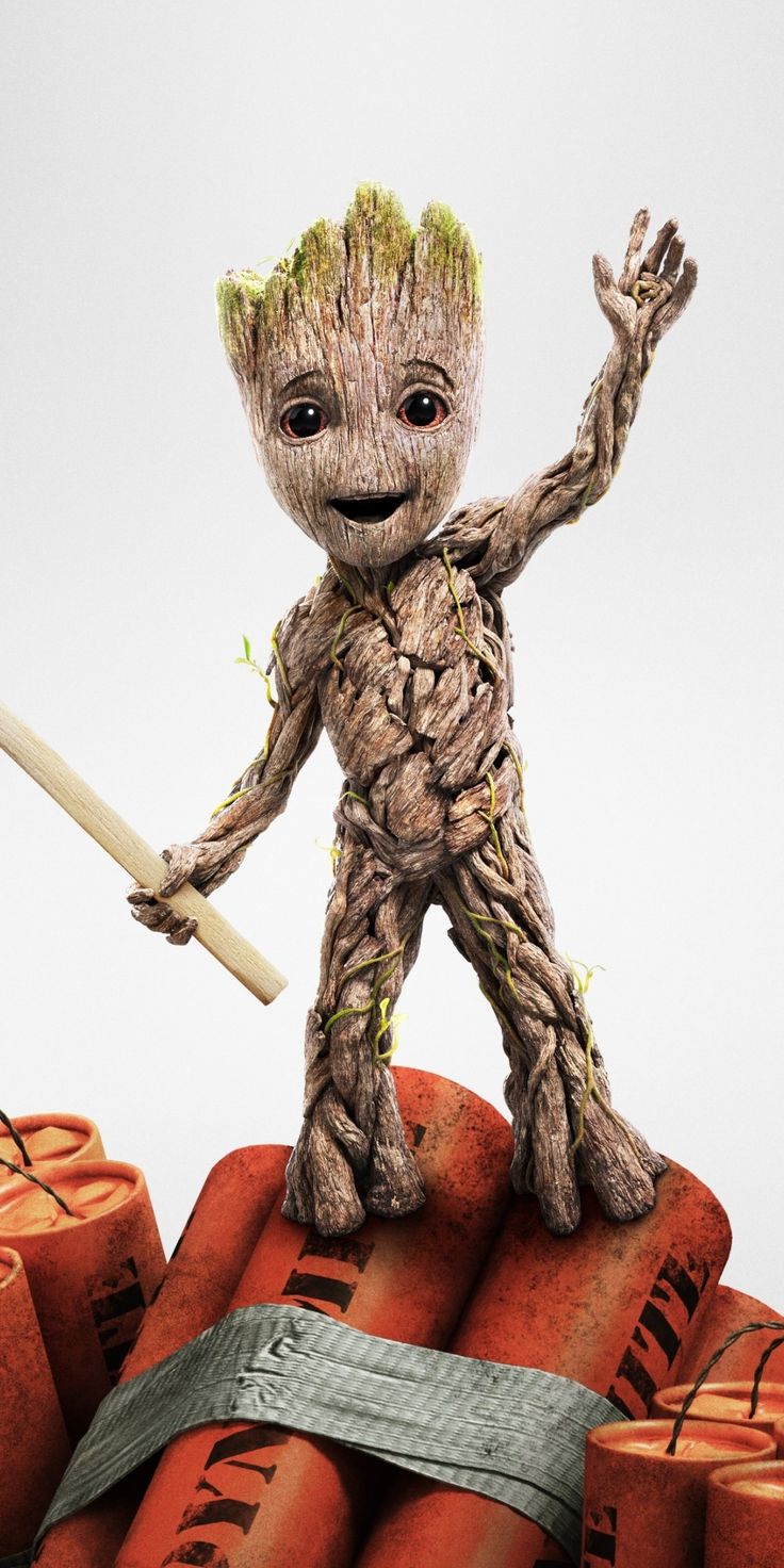 Baby Groot In Guardians Of The Galaxy Vol 2 Wallpapers