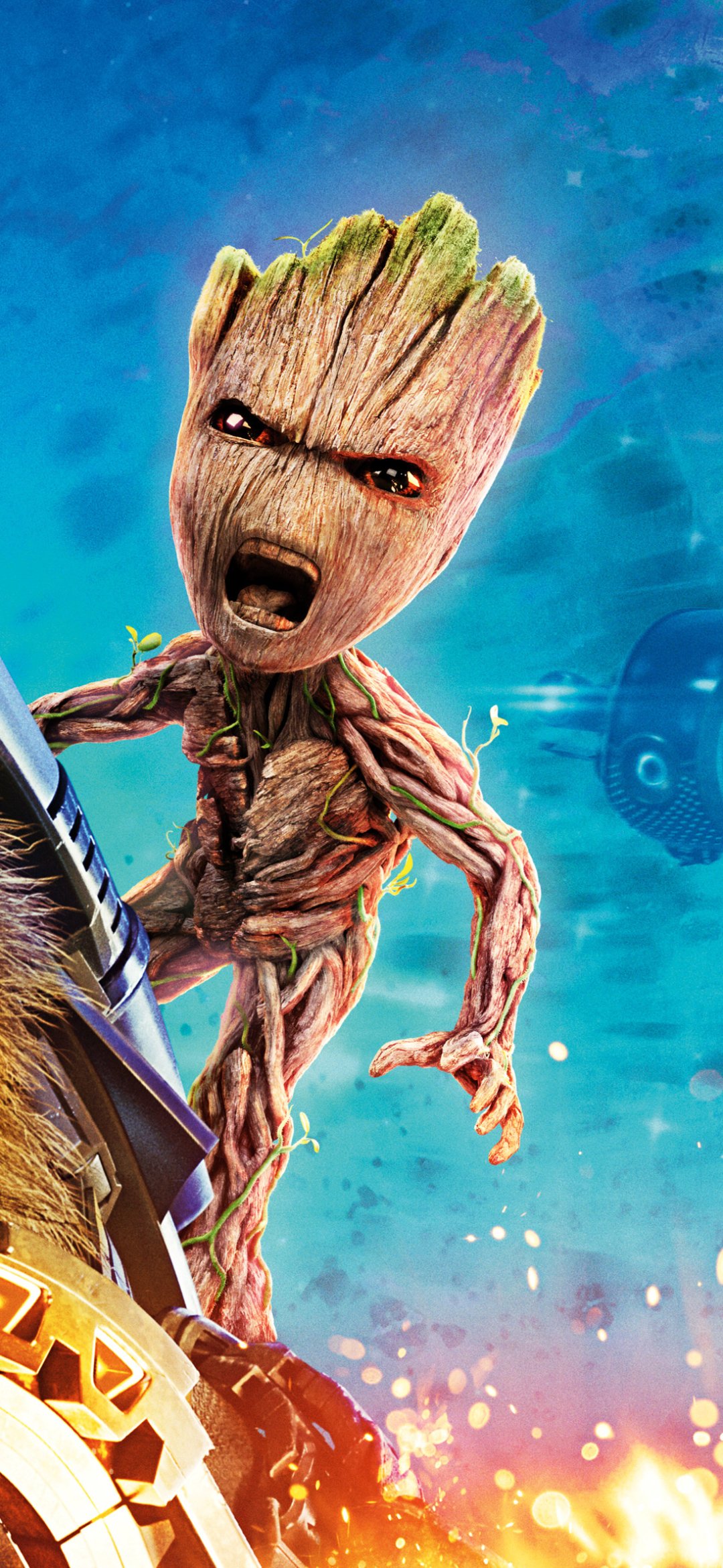 Baby Groot In Guardians Of The Galaxy Vol 2 Wallpapers