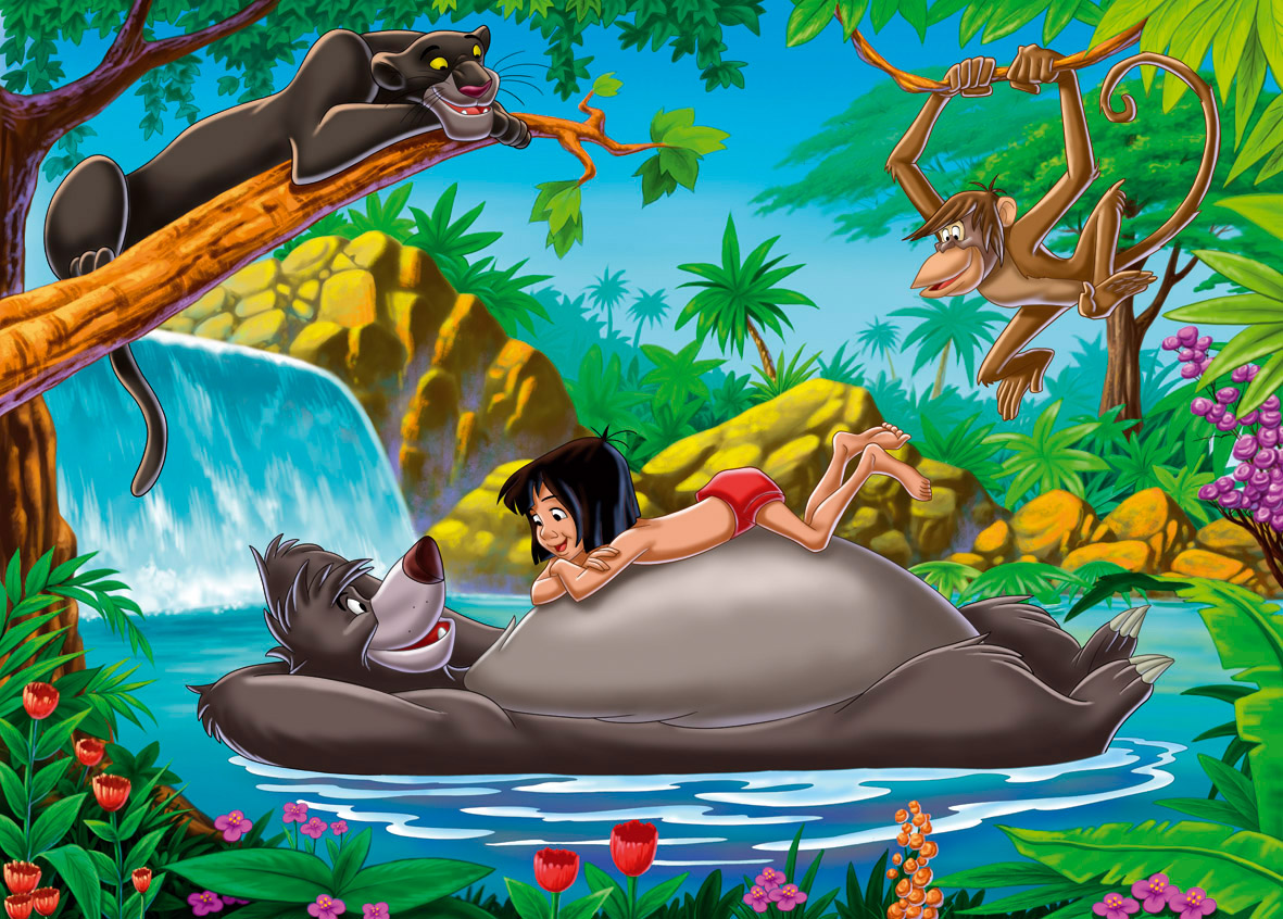 Bagheera &Amp; Mowgli Jungle Book Wallpapers