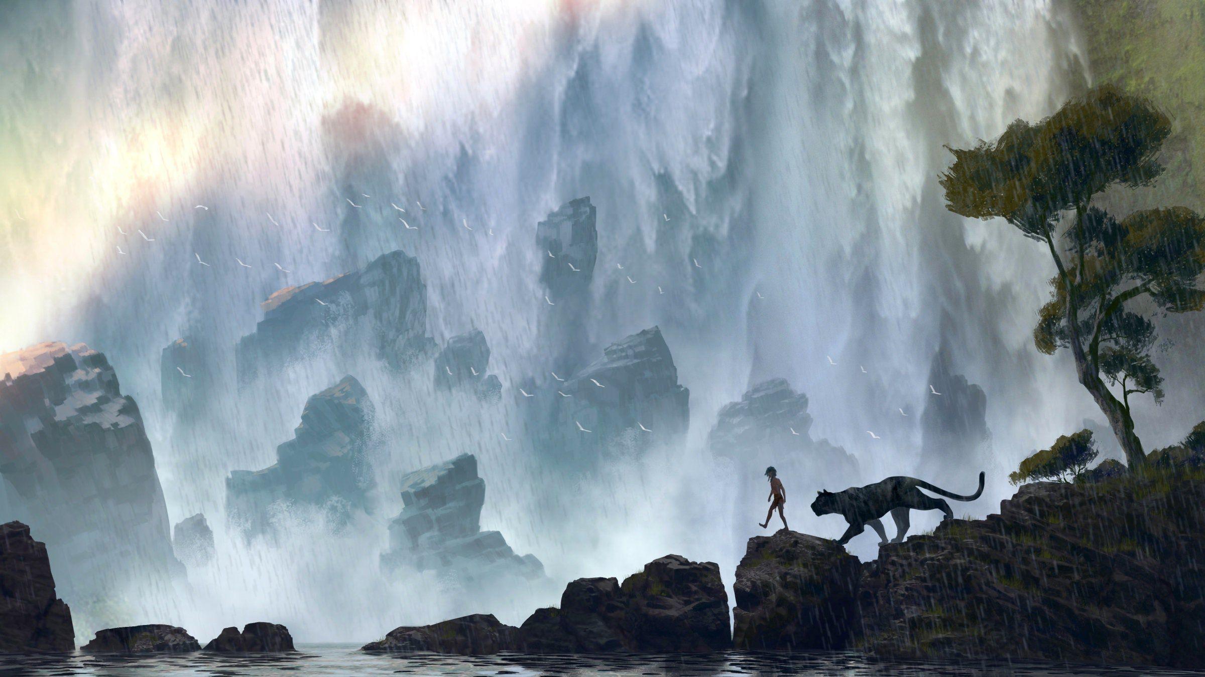 Bagheera &Amp; Mowgli Jungle Book Wallpapers