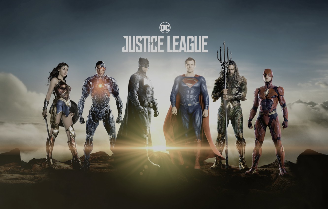 Batman Flash Cyborg And Woman Woman In Justice League Wallpapers