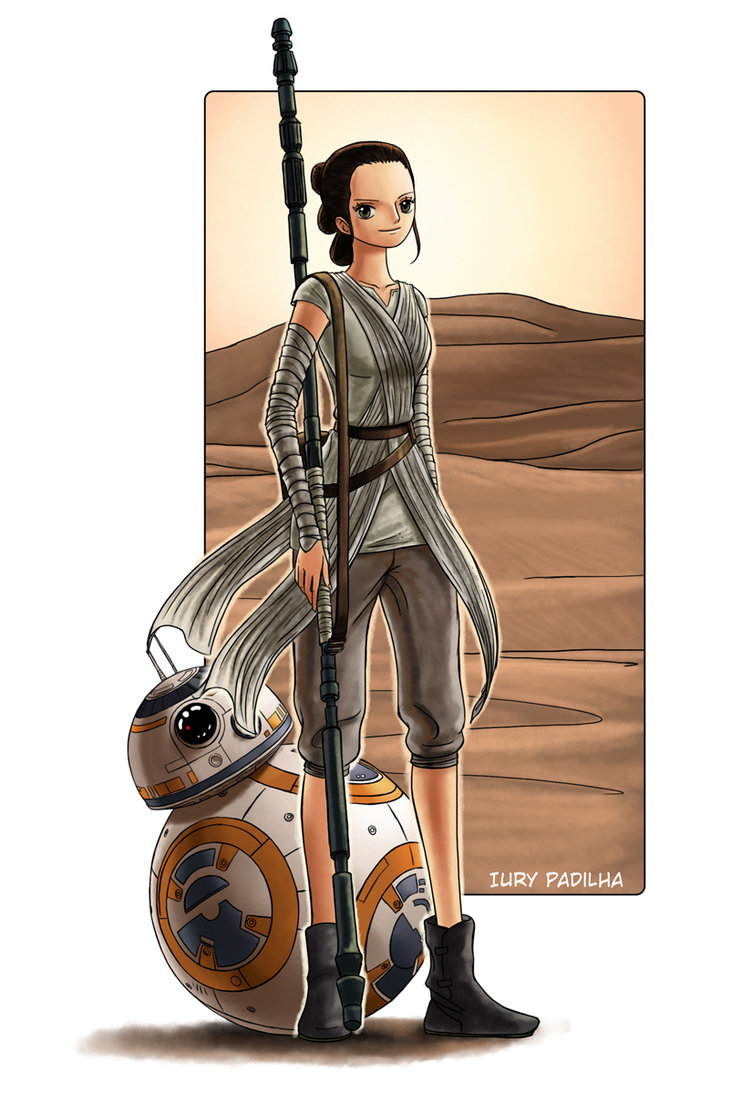 Bb8 And Rey Star Wars Artwork Wallpapers