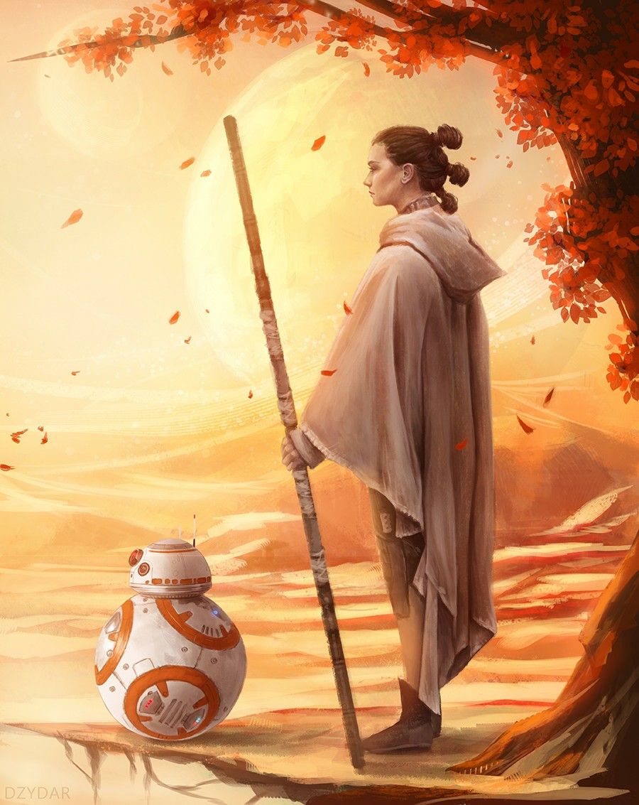 Bb8 And Rey Star Wars Artwork Wallpapers
