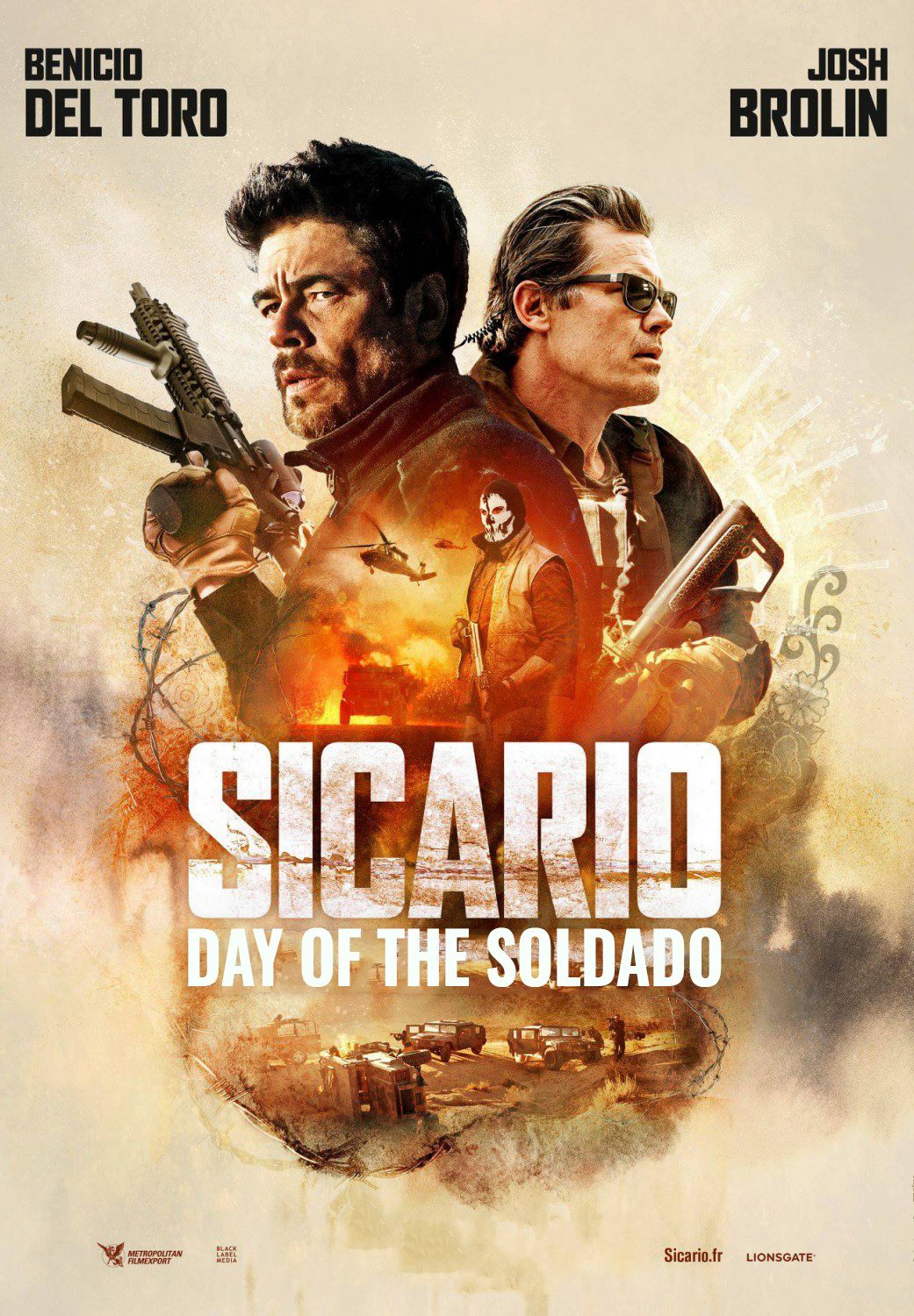 Benicio Del Toro Sicario Day Of The Soldado Movie Wallpapers