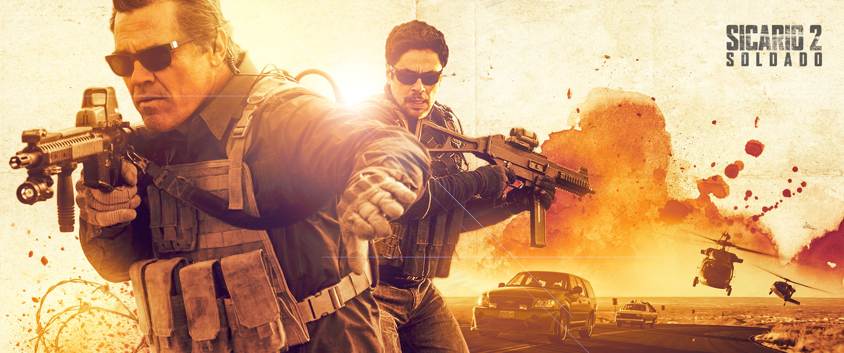 Benicio Del Toro Sicario Day Of The Soldado Movie Wallpapers