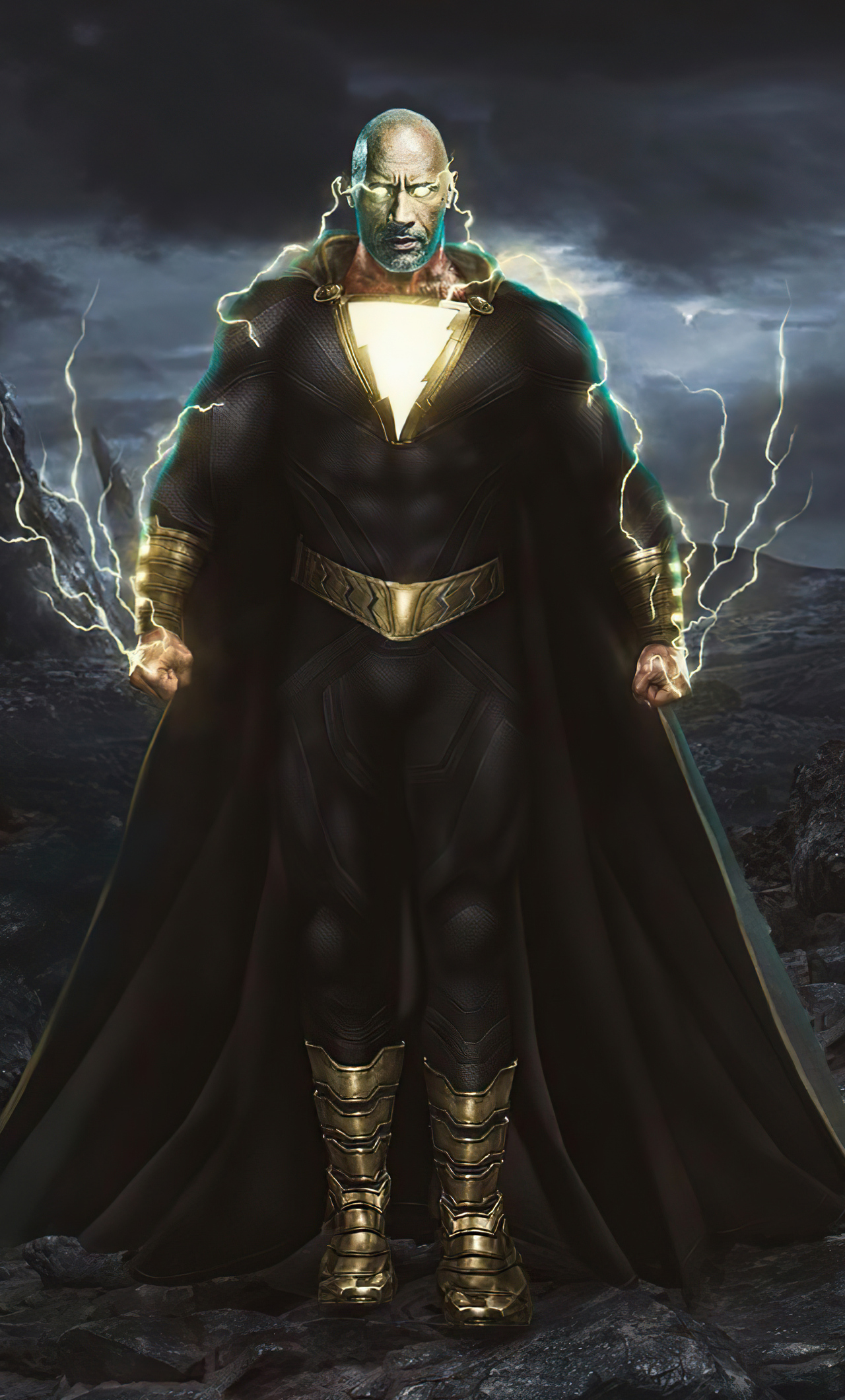 Black Adam Fan Poster Design Wallpapers