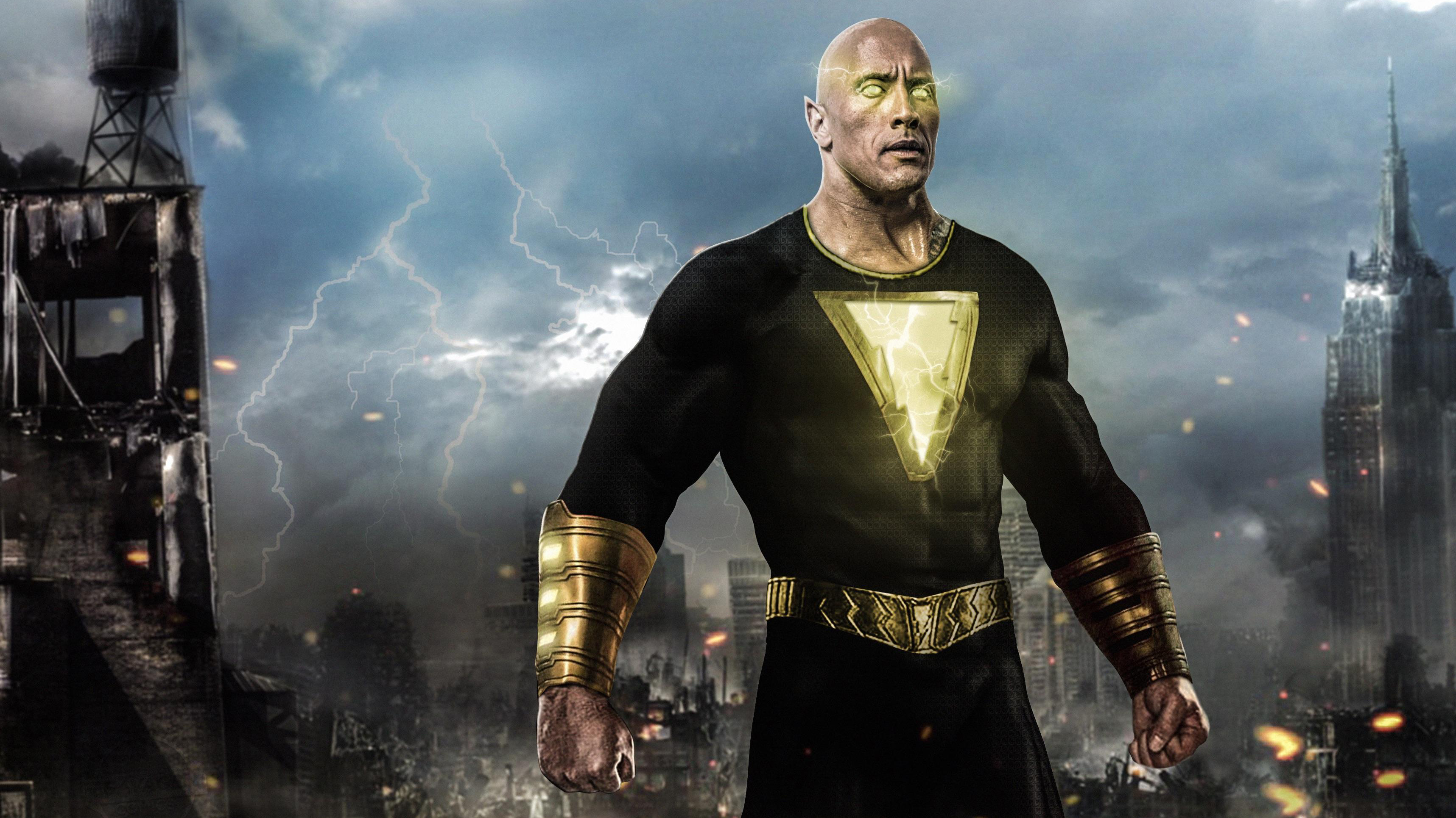 Black Adam Fan Poster Design Wallpapers