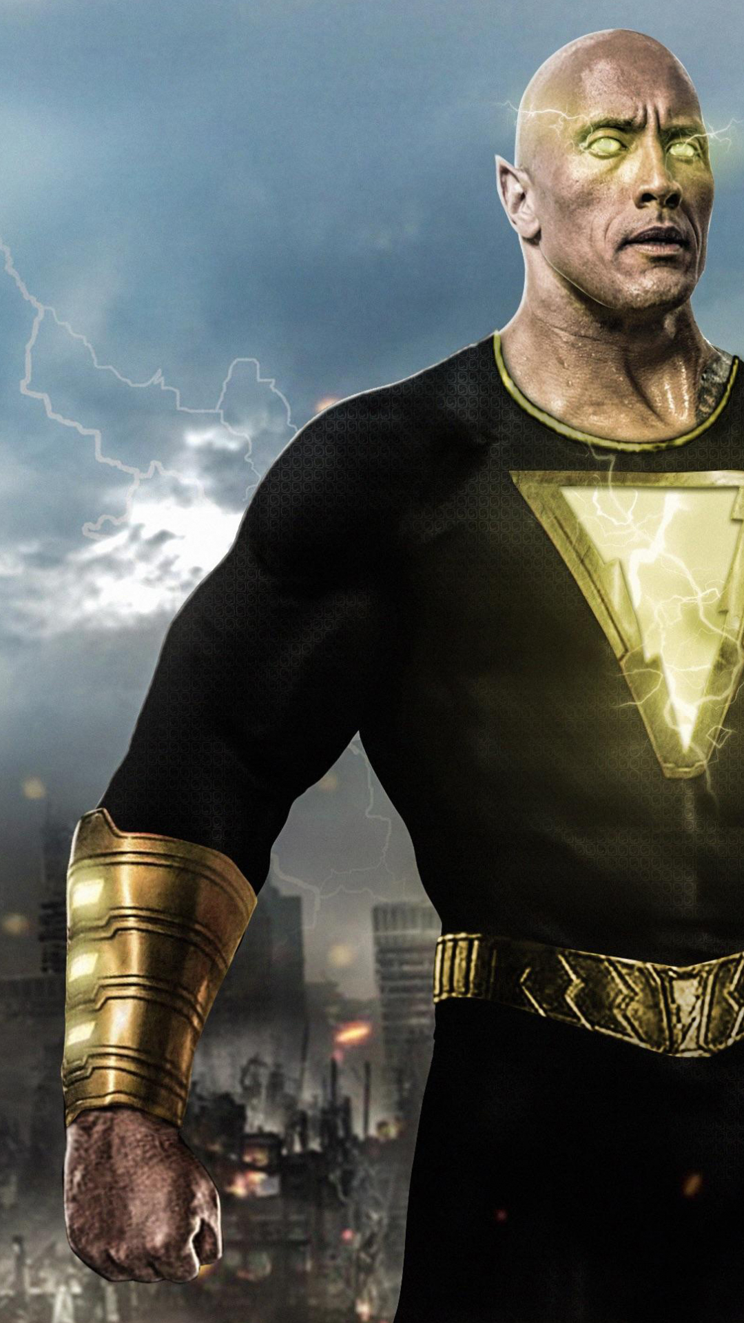 Black Adam The Rock Art 2020 Wallpapers