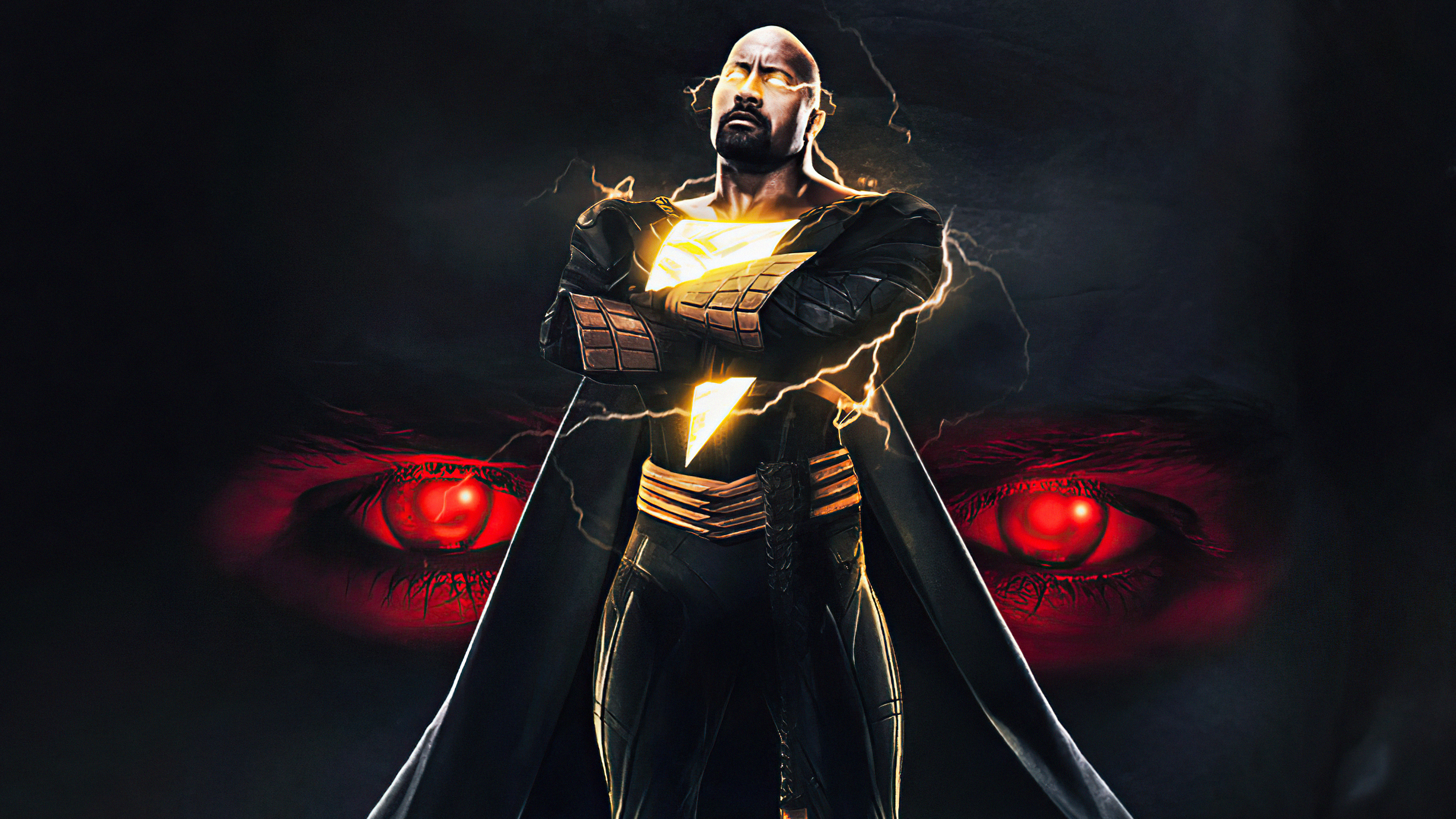 Black Adam Vs Shazam Dc Art Wallpapers