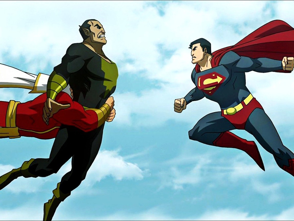 Black Adam Vs Shazam Dc Art Wallpapers