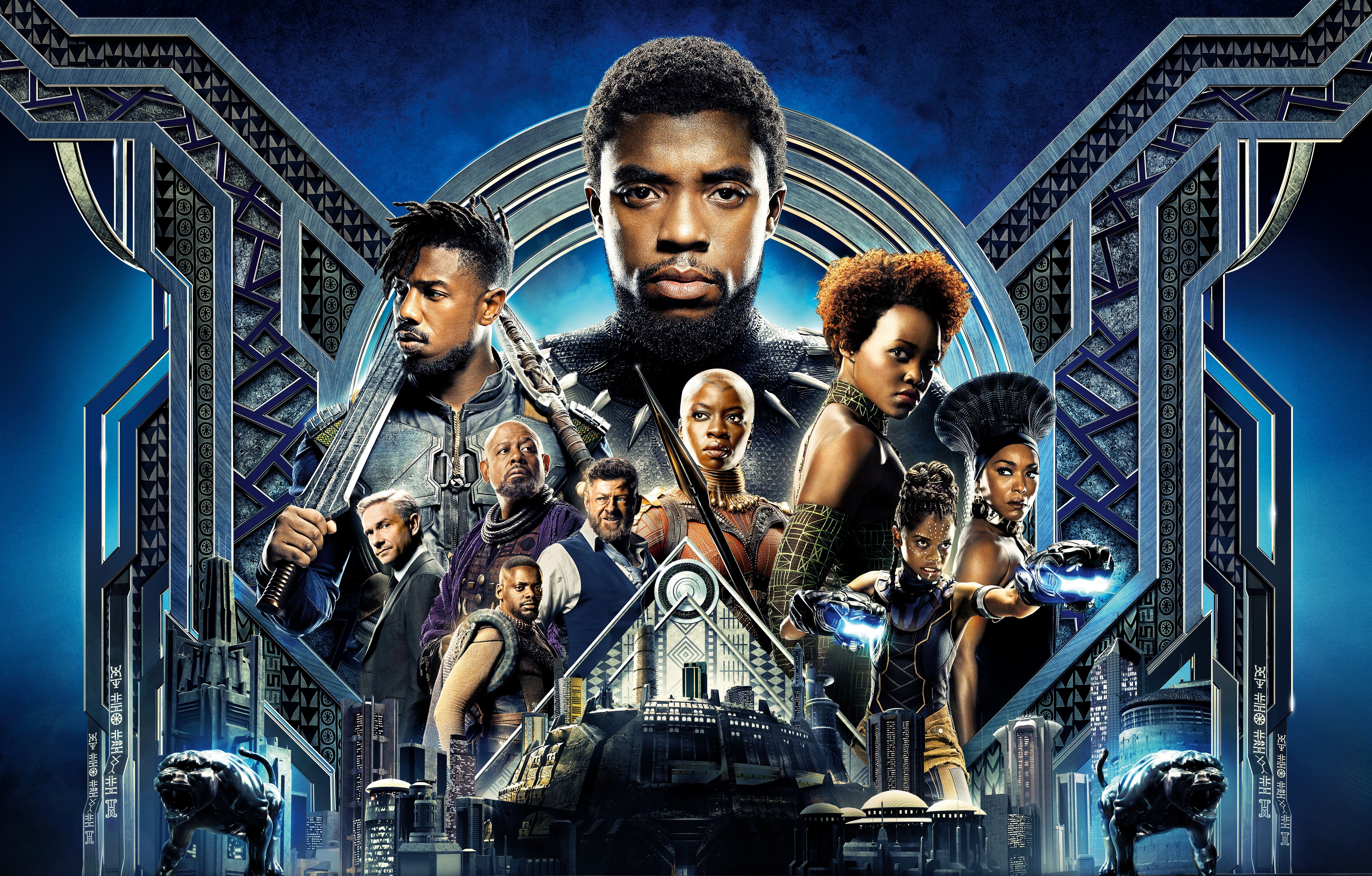 Black Panther Movie Official Poster Wallpapers