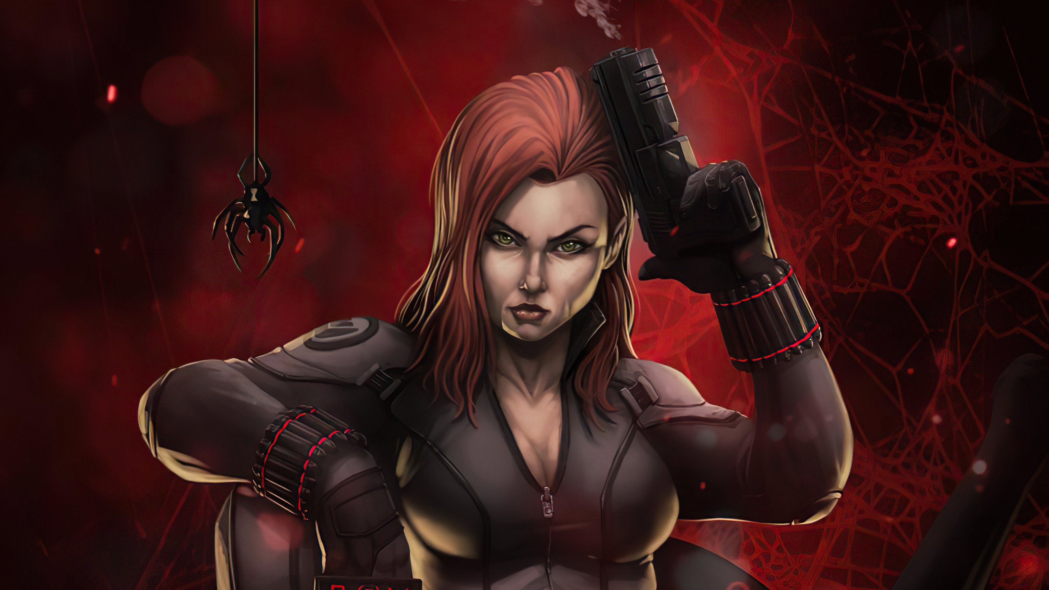 Black Widow 4K Deviantart Wallpapers