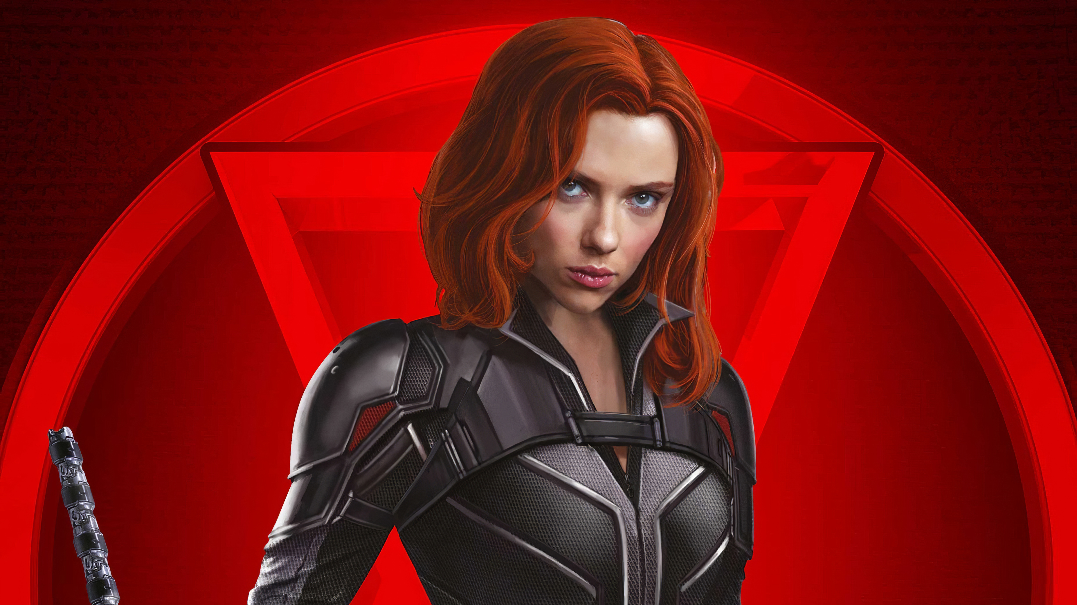 Black Widow 4K Digital Poster Wallpapers