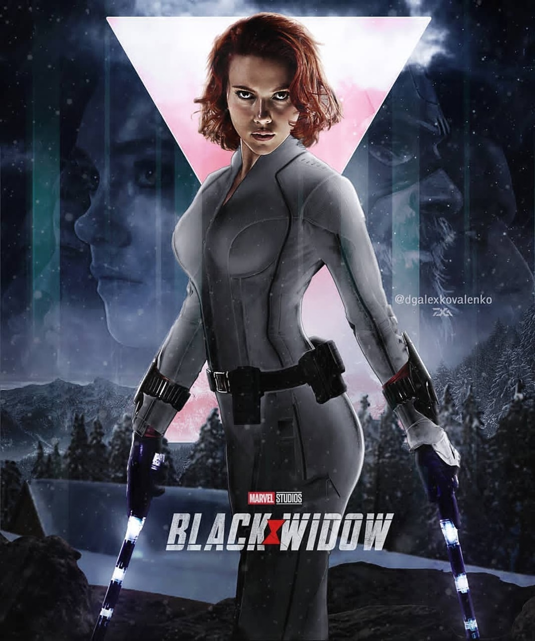 Black Widow Fan Poster Wallpapers
