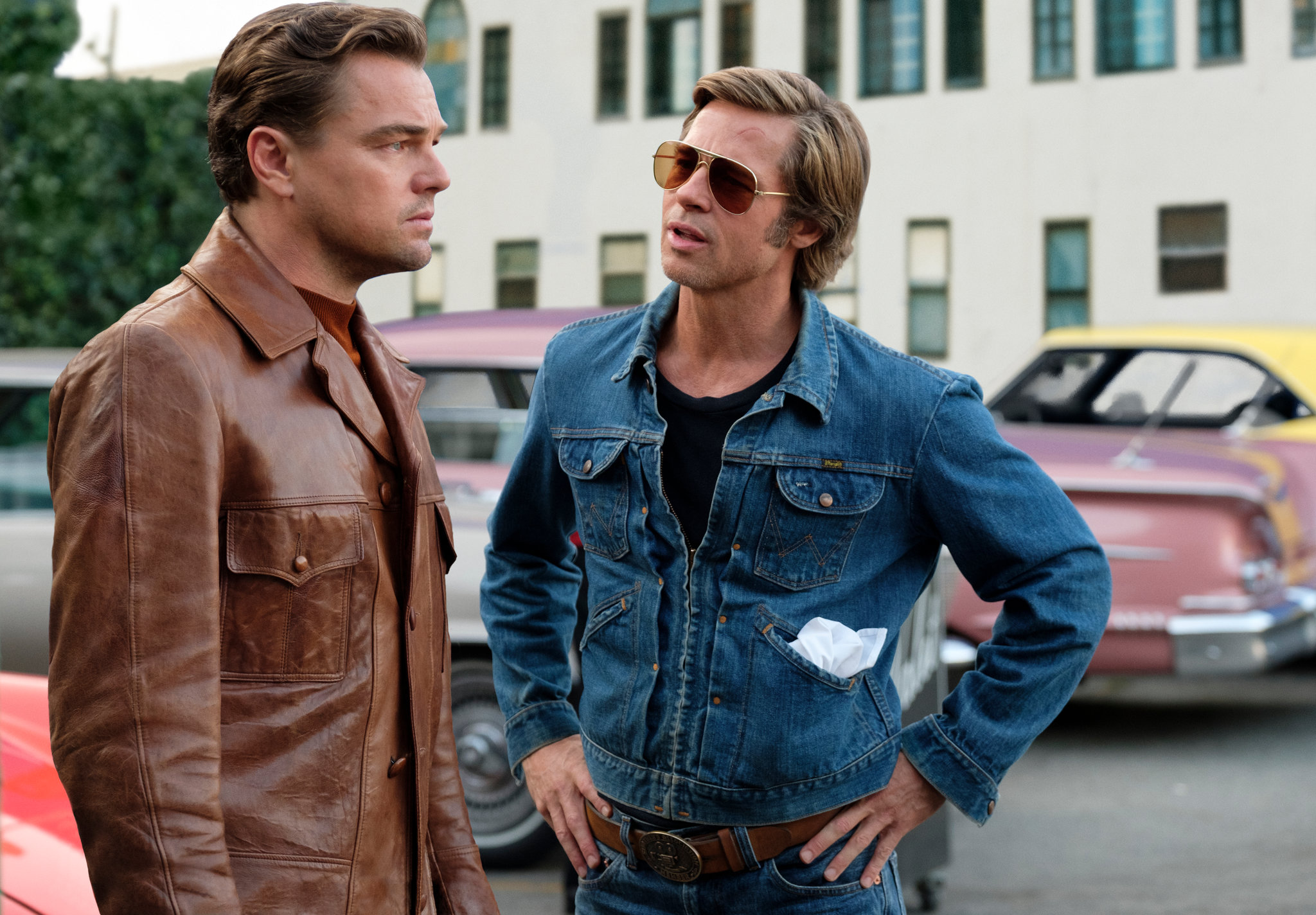 Brad Pitt In Once Upon A Time In Hollywood Movie Image Wallpapers