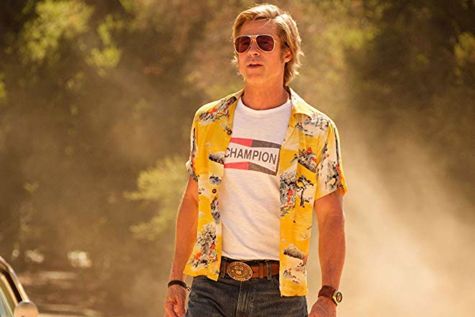 Brad Pitt In Once Upon A Time In Hollywood Movie Image Wallpapers