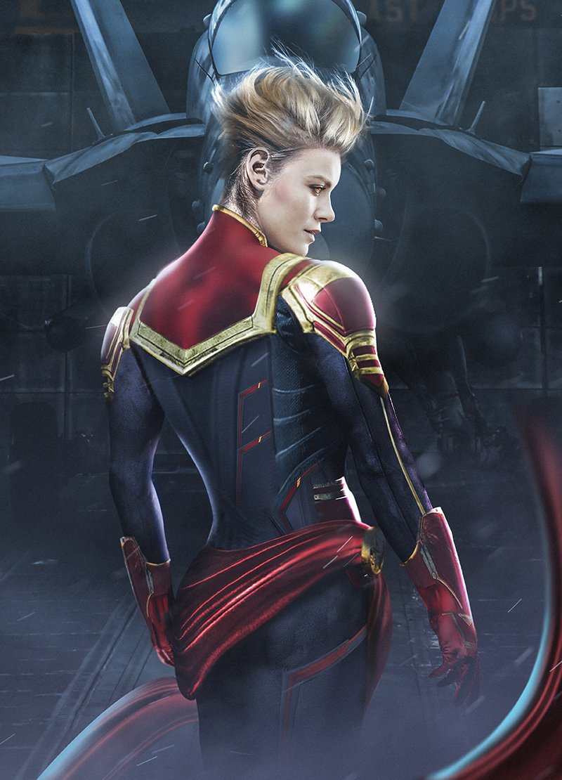 Brie Larson 2018 Captain Marvel Artwork Wallpapers