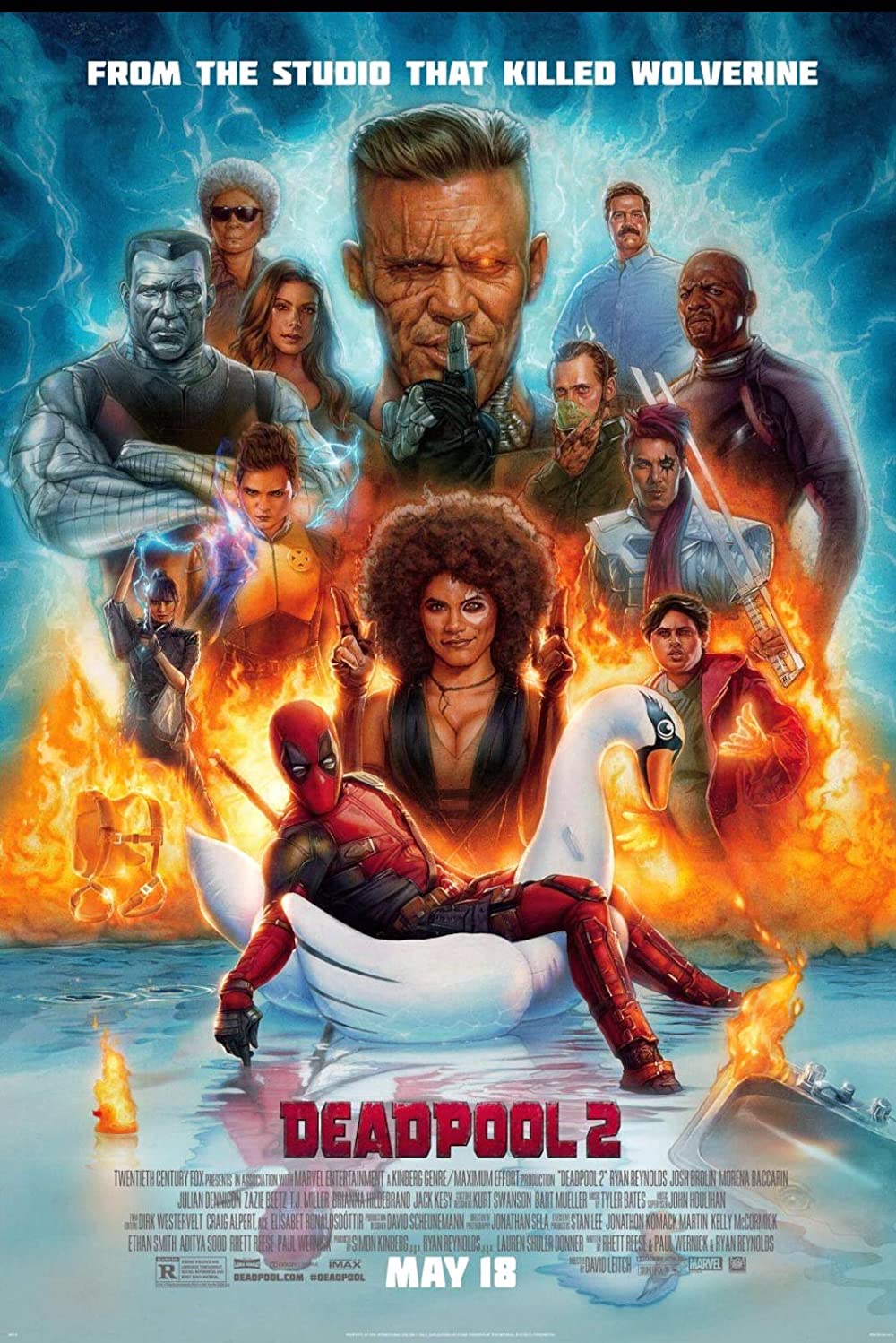 Cable And Deadpool In Deadpool 2 Poster Wallpapers