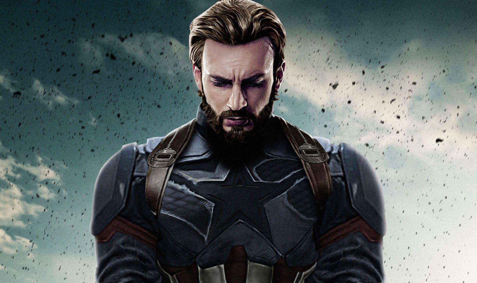 Captain America Beard Look In Infinity War Wallpapers