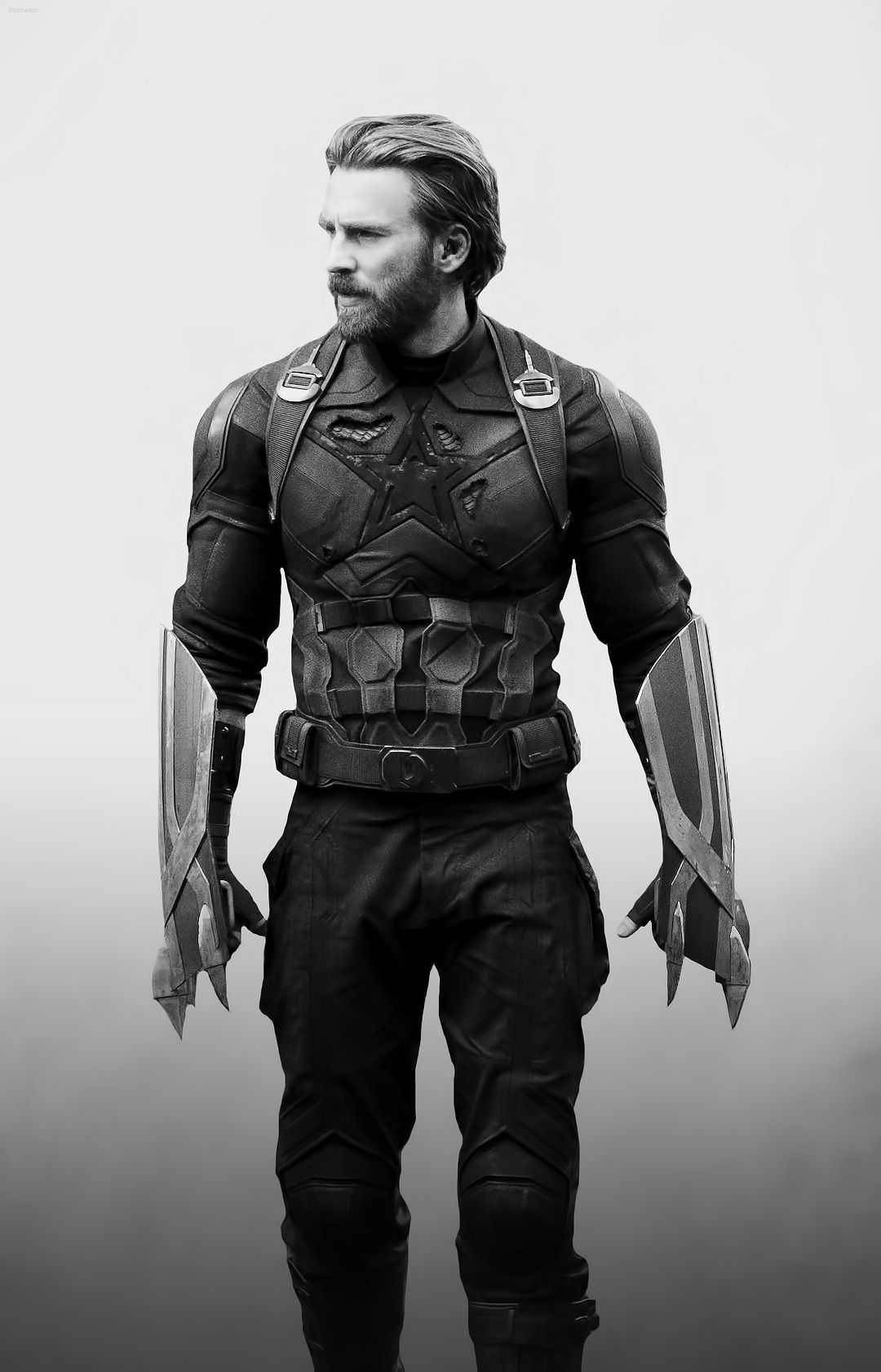 Captain America Beard Look In Infinity War Wallpapers