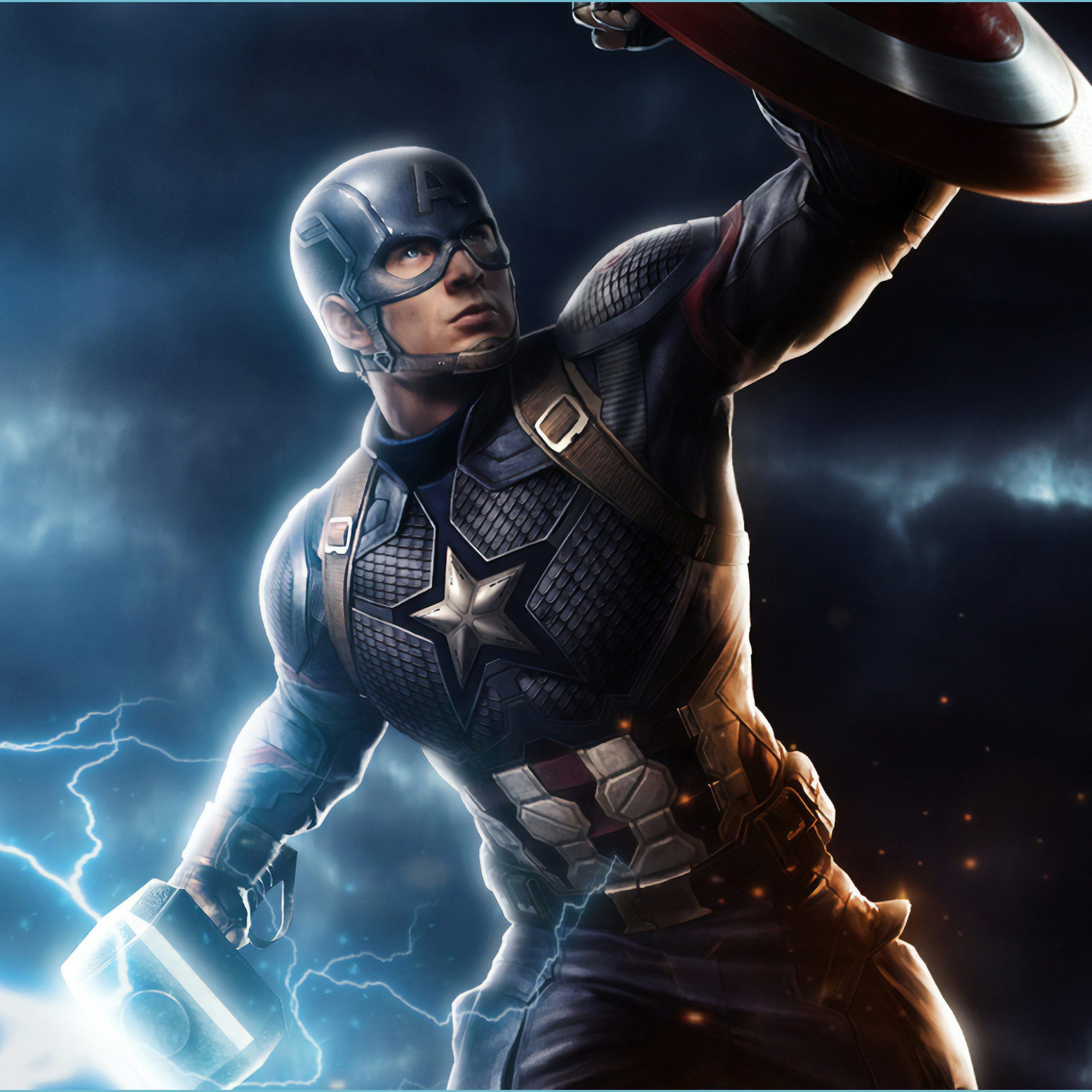 Captain America In Avengers Endgame Wallpapers