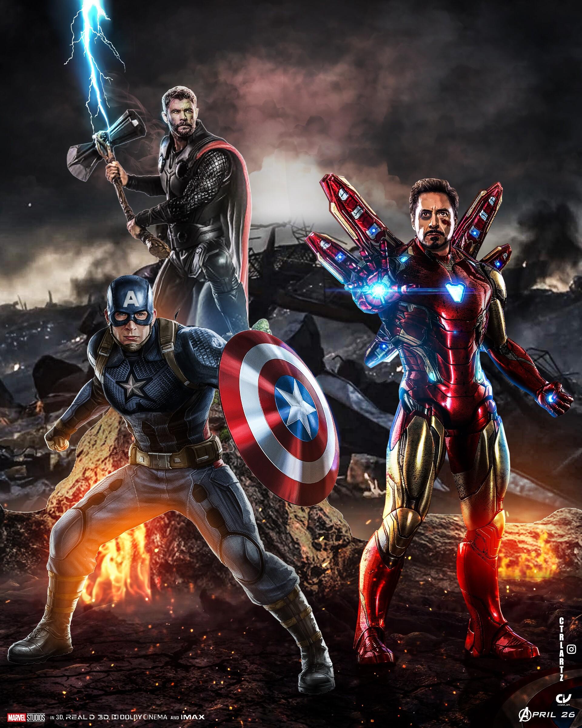 Captain America Iron Man Thor Avengers Wallpapers