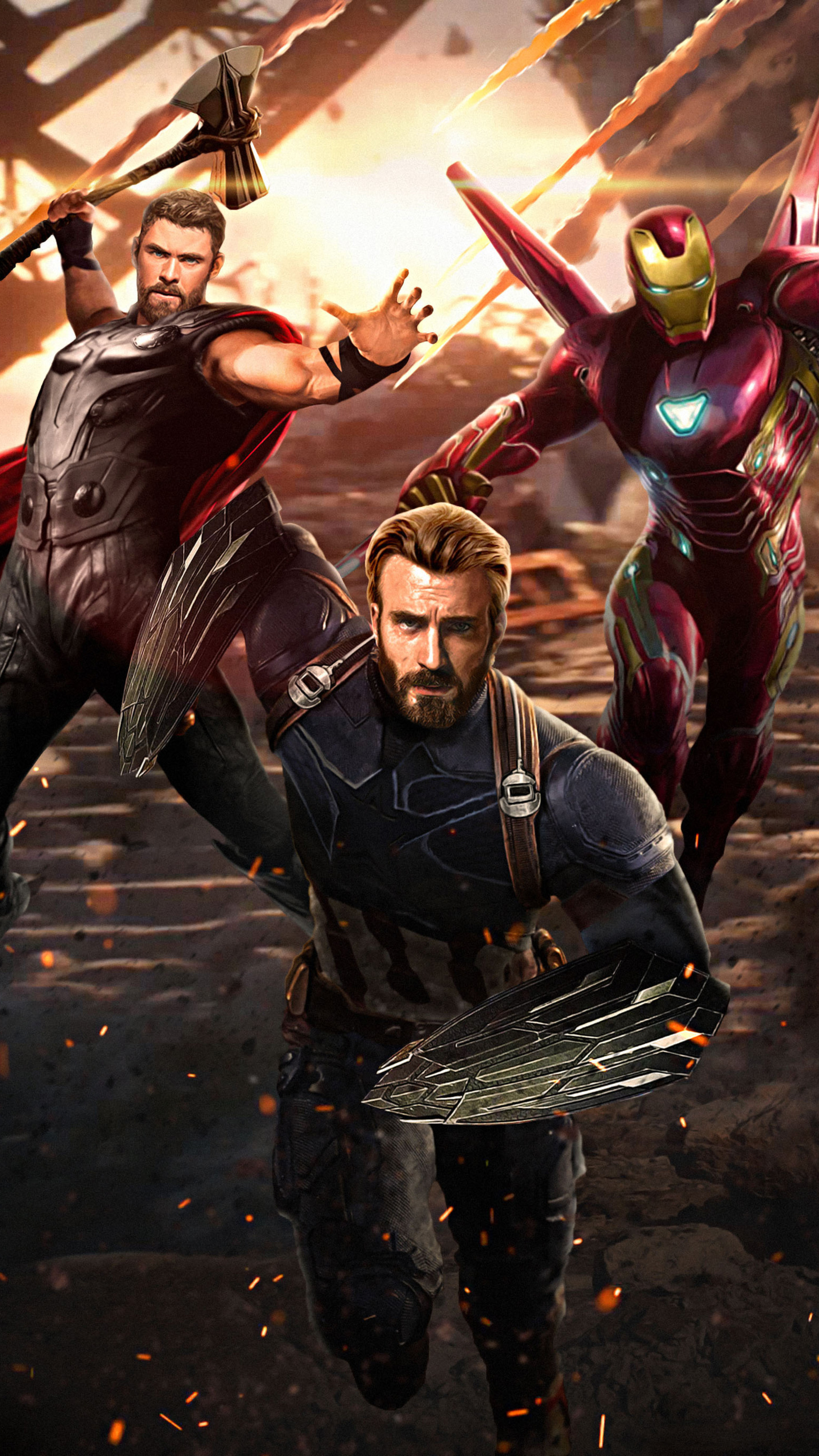 Captain America Iron Man Thor Avengers Wallpapers