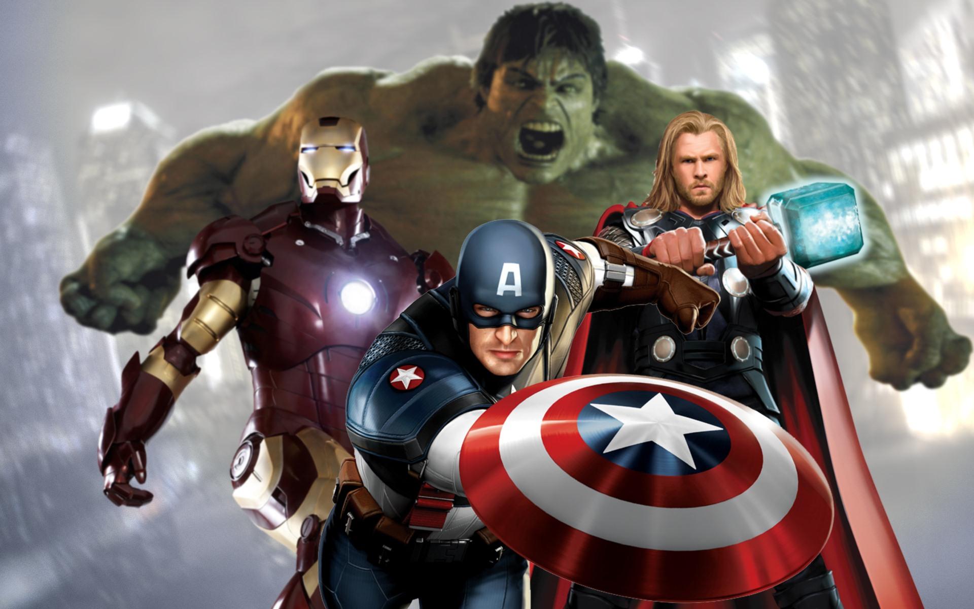 Captain America Iron Man Thor Avengers Wallpapers