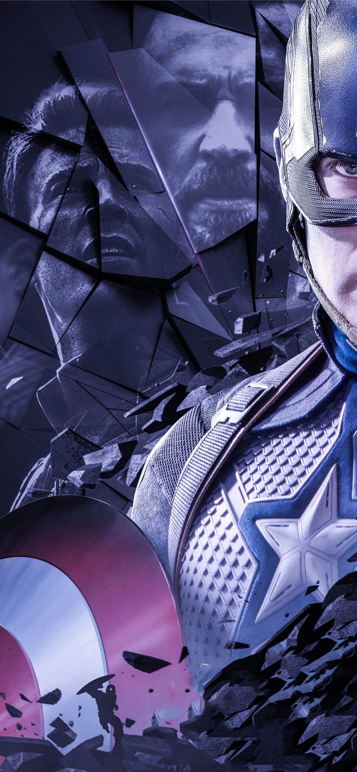 Captain America Vs Captain America Avengers Endgame Art Wallpapers