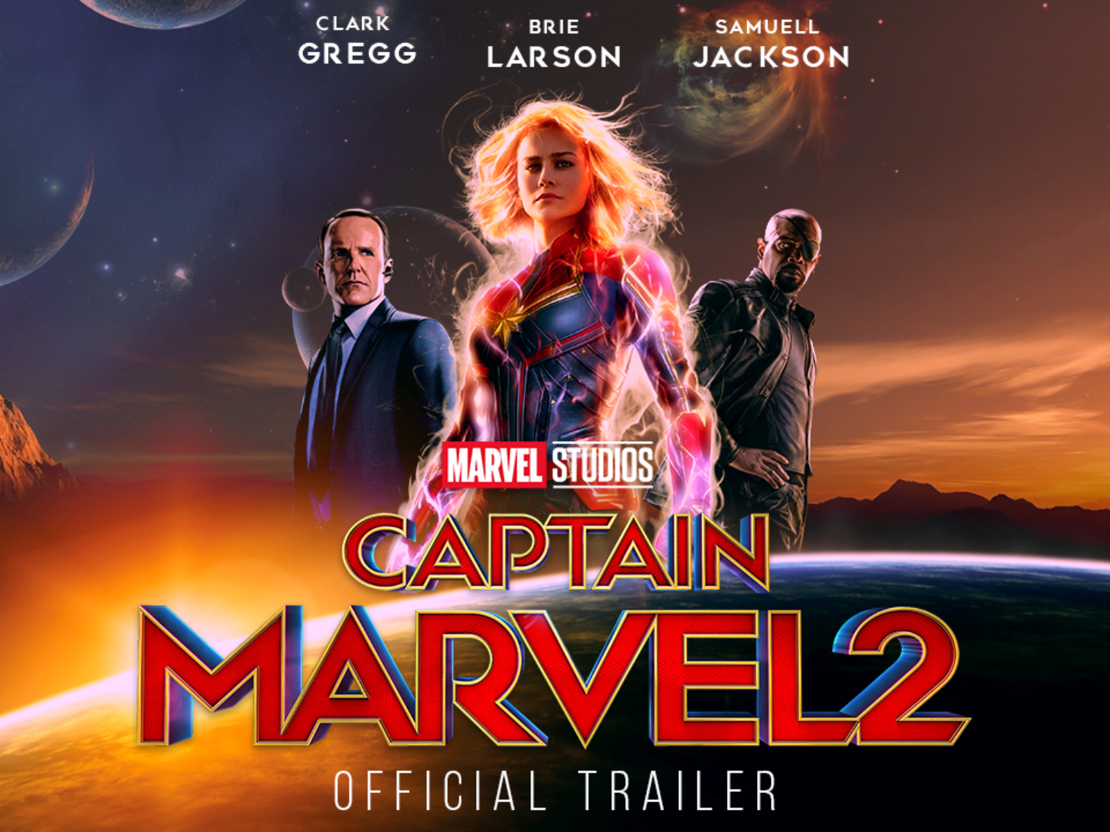 Captain Marvel 2 Logo Wallpapers