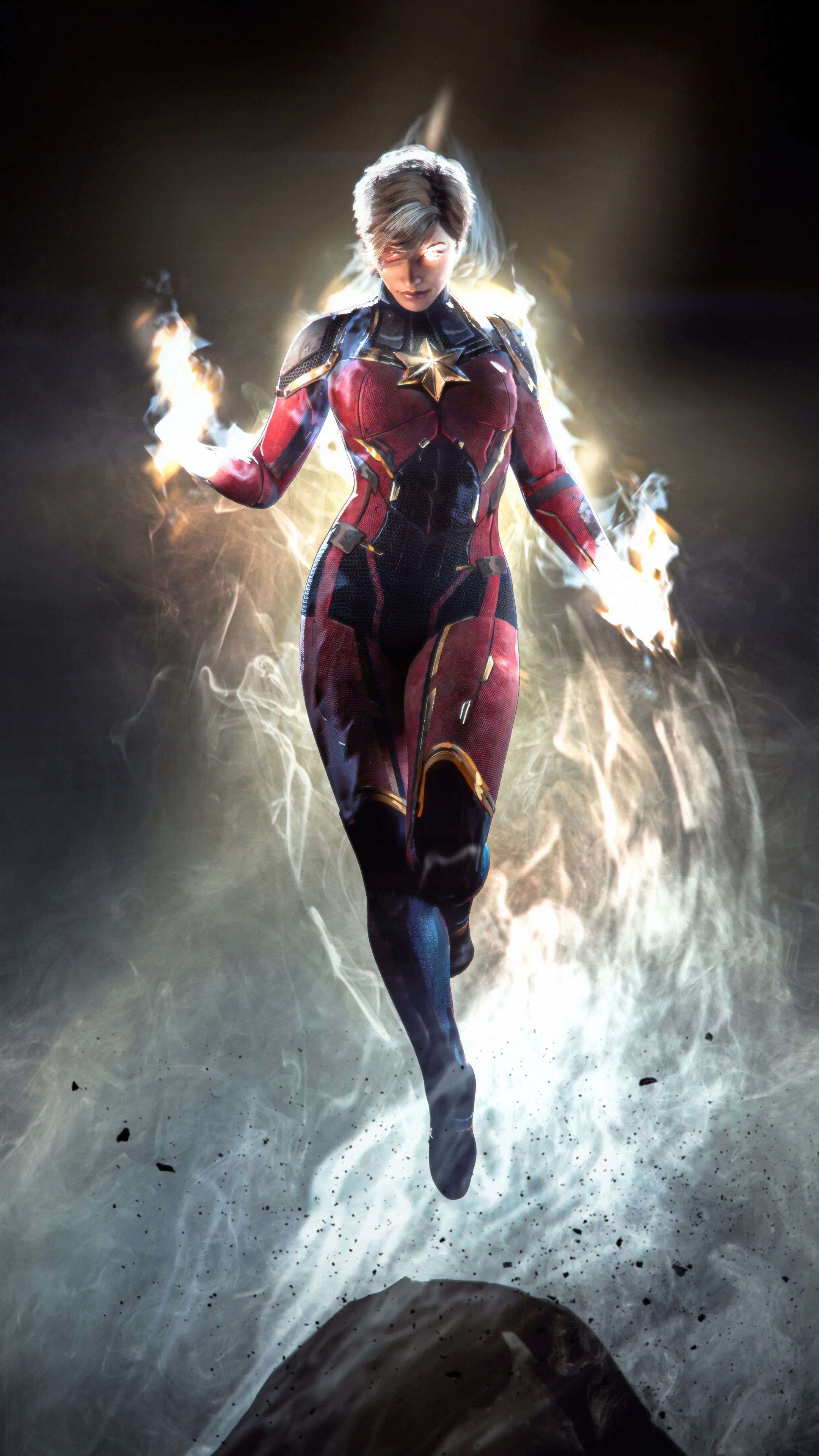 Captain Marvel Artwork 8K Wallpapers