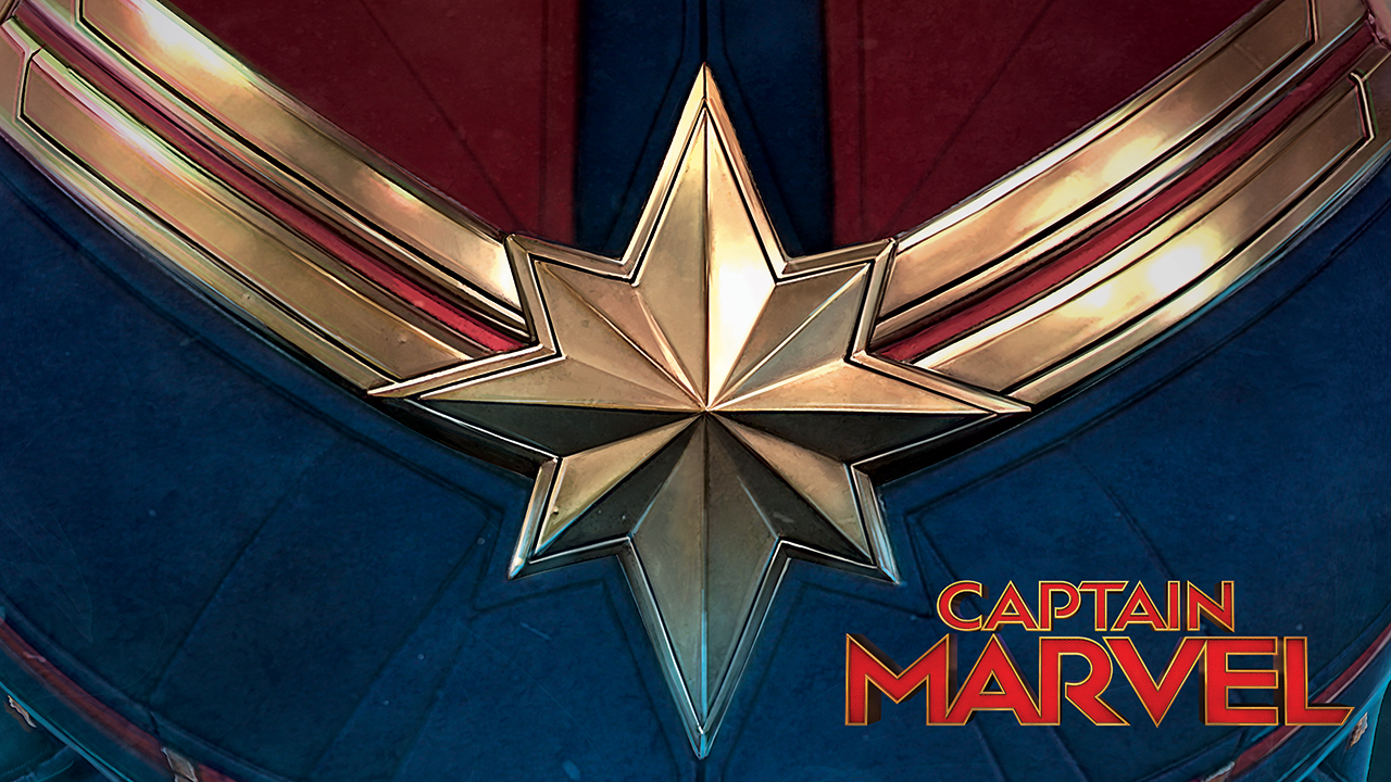 Captain Marvel Logo 4K Wallpapers