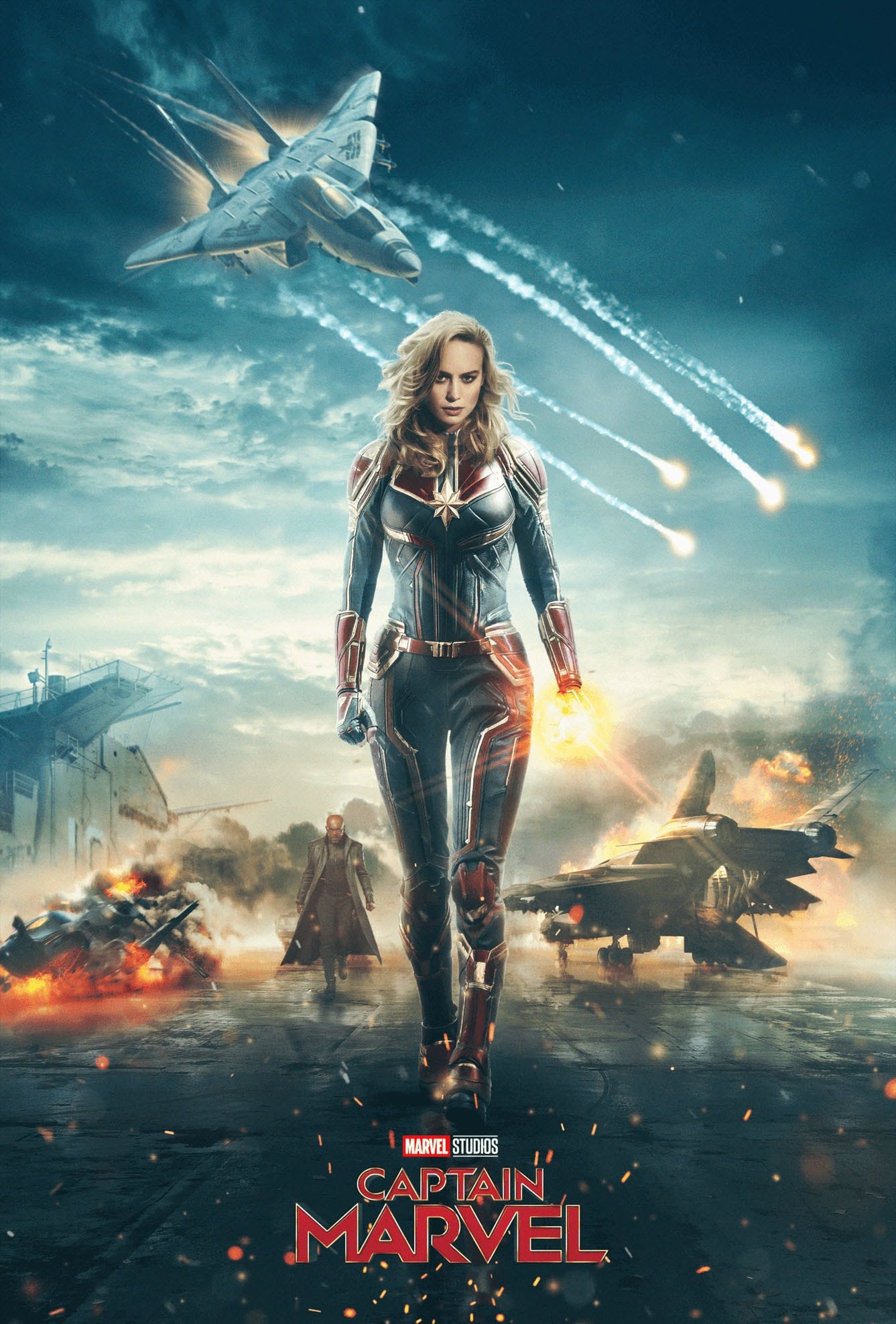 Captain Marvel Movie Poster Art Wallpapers