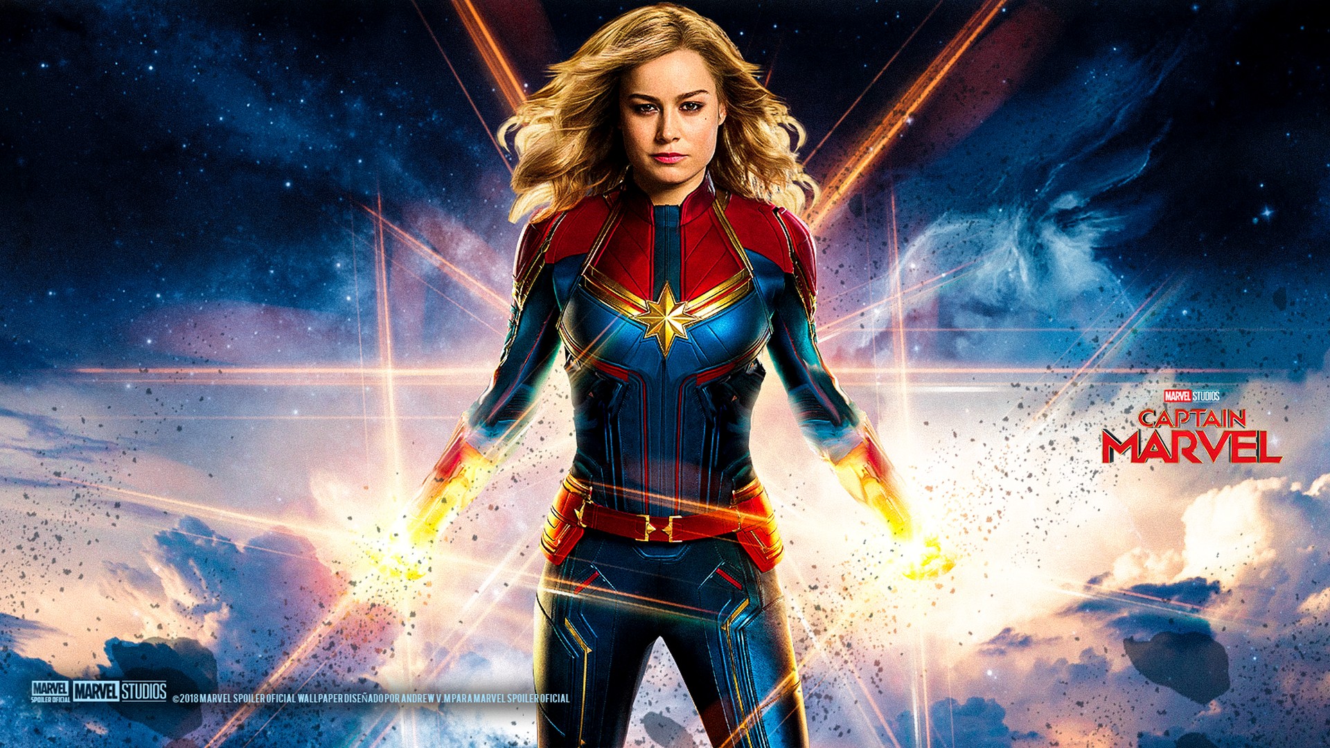 Captain Marvel Movie Poster Art Wallpapers