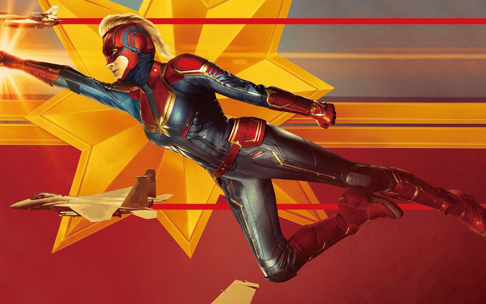 Captain Marvel Movie Poster Art Wallpapers