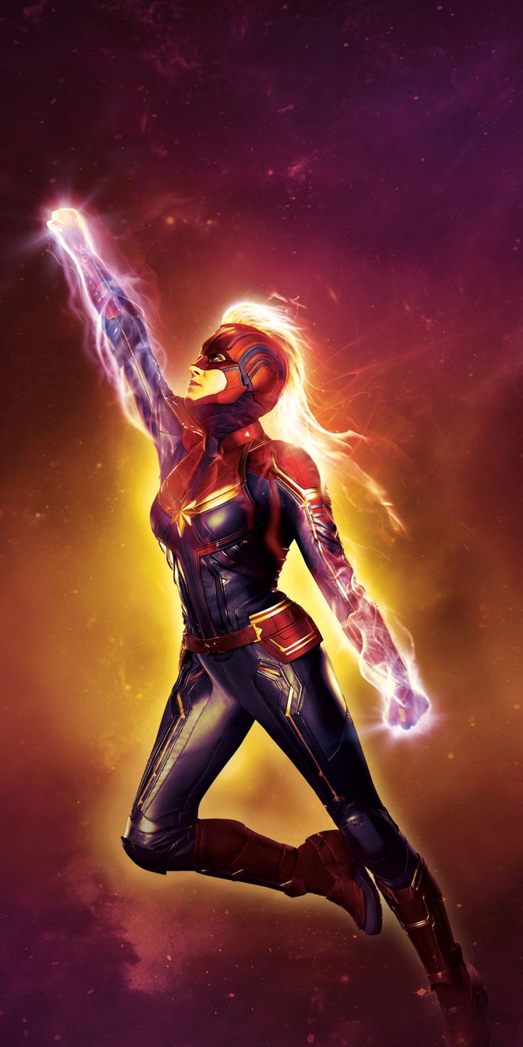 Captain Marvel Super Power Wallpapers